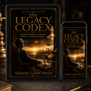 The Legacy Codex: Essential Principles for Purpose, Mastery, and Enduring Impact