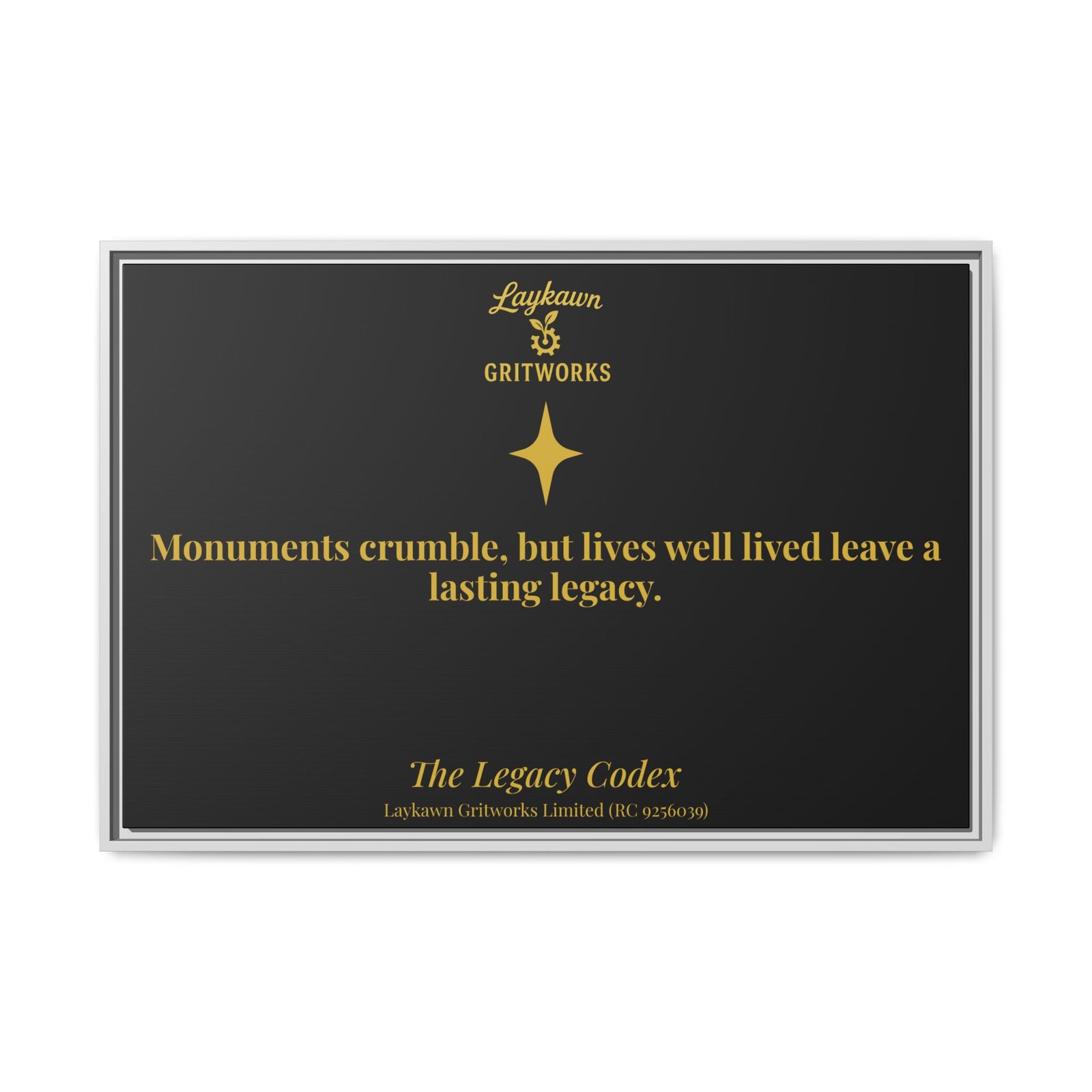 A Life Well Lived – The Legacy Codex Premium Framed Canvas - Image 33