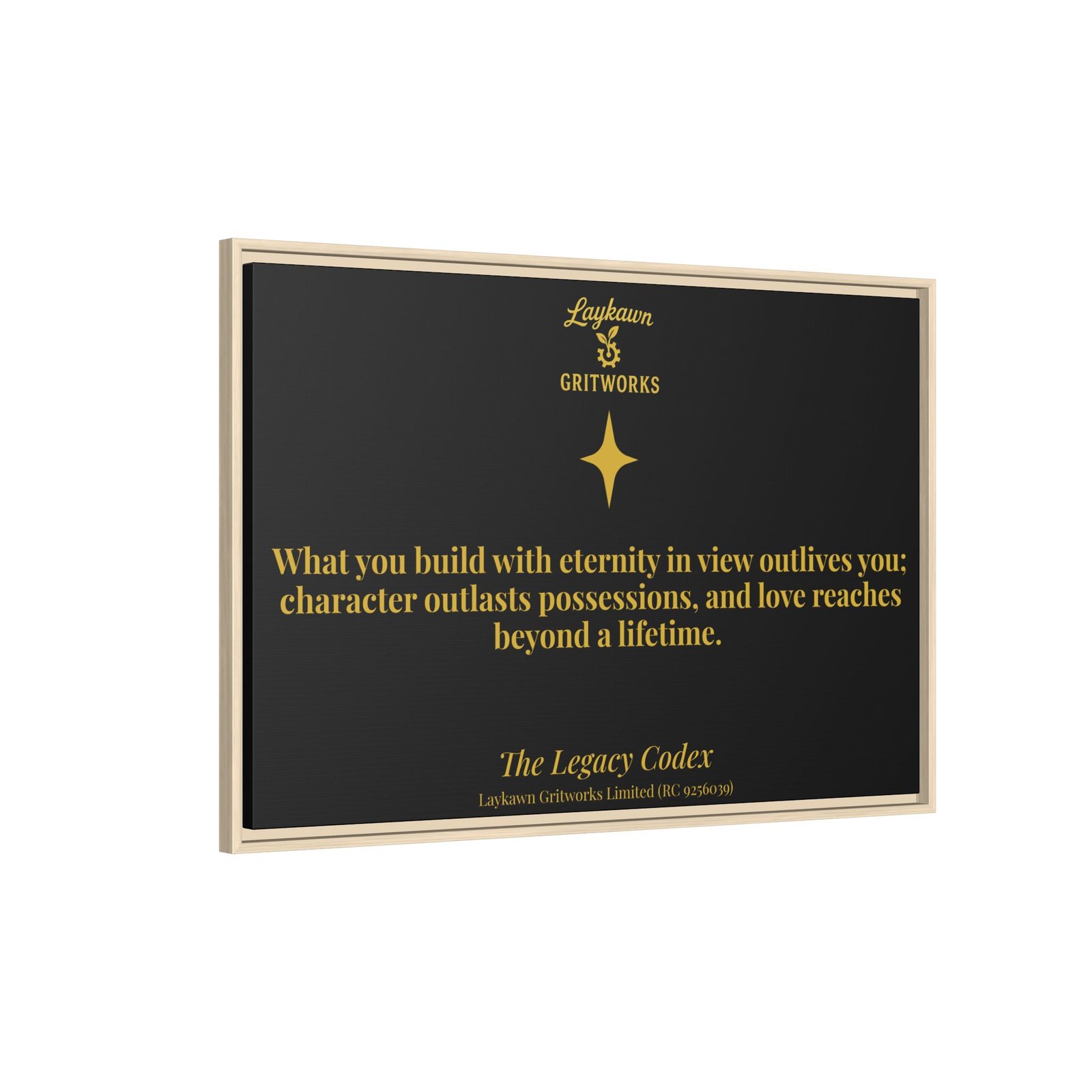 Eternity in View – The Legacy Codex Premium Framed Canvas - Image 46