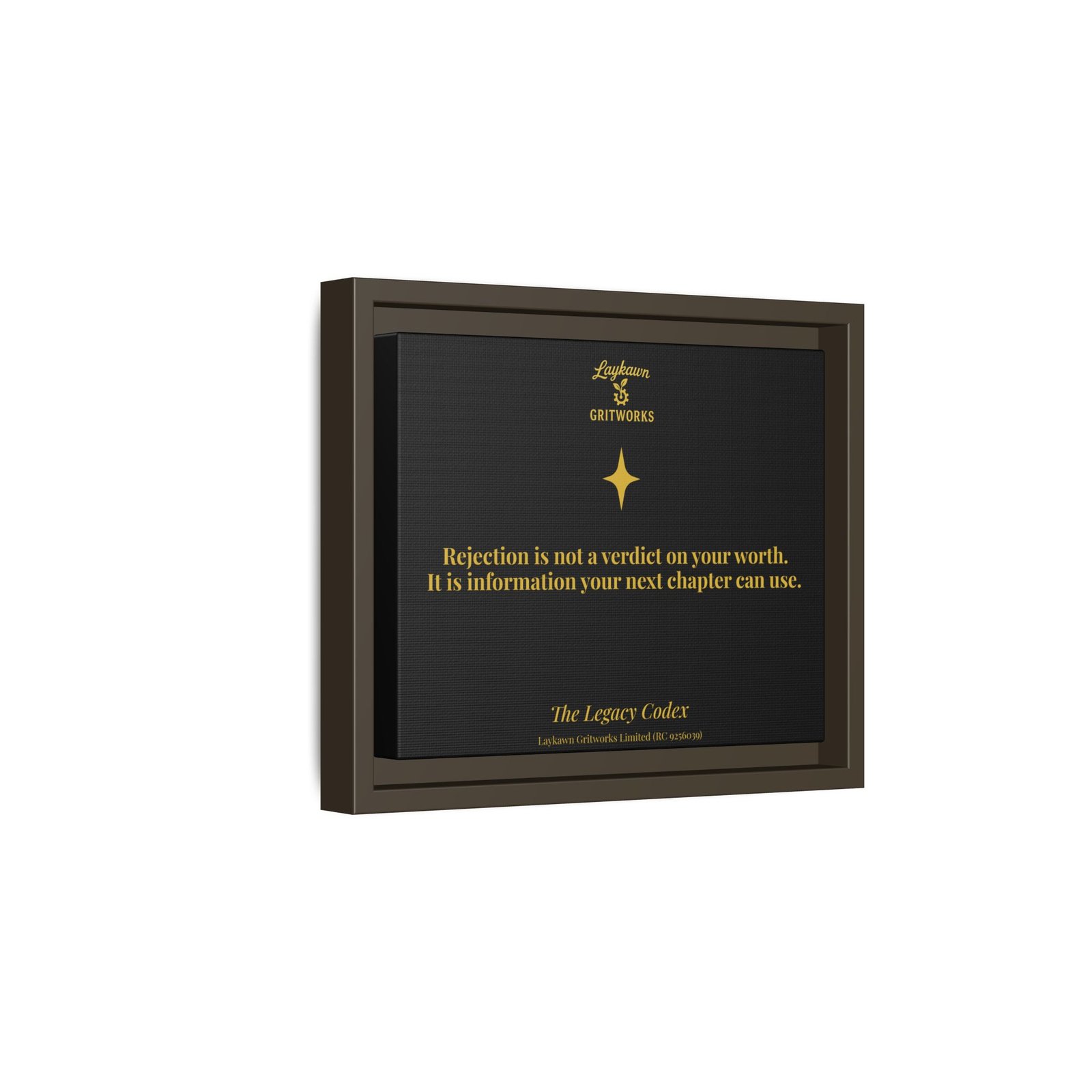 Rejection as Information – The Legacy Codex Premium Framed Canvas - Image 10