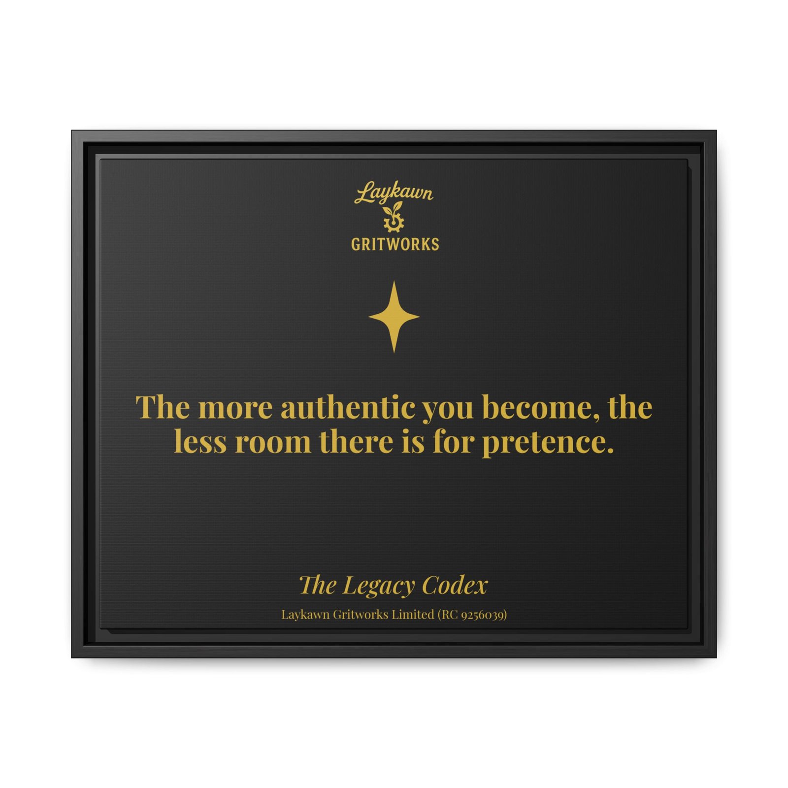 The Power of Authenticity – The Legacy Codex Premium Framed Canvas - Image 29