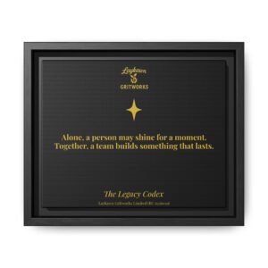 The Power of Together – The Legacy Codex Premium Framed Canvas