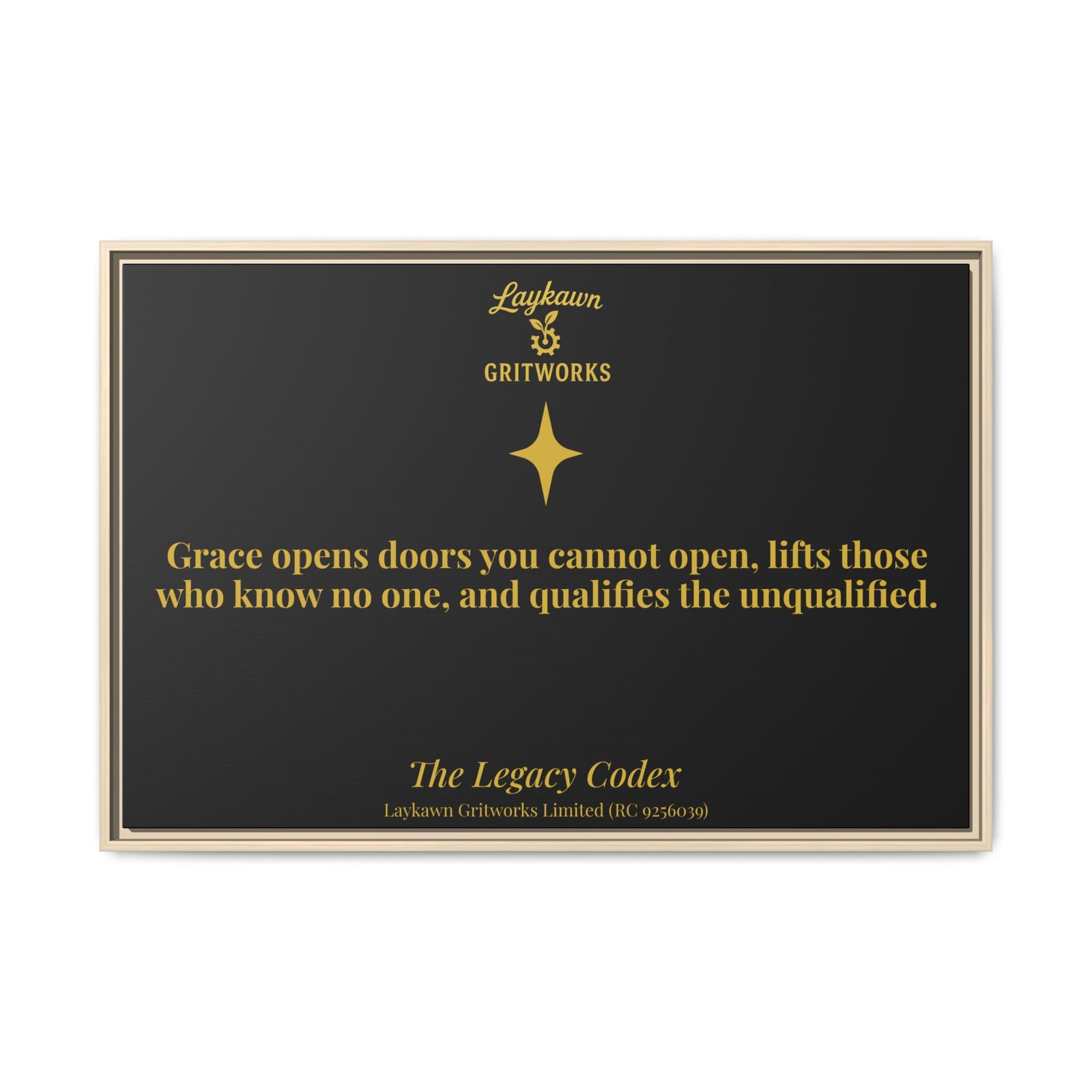 The Grace of Opportunity – The Legacy Codex Premium Framed Canvas - Image 45