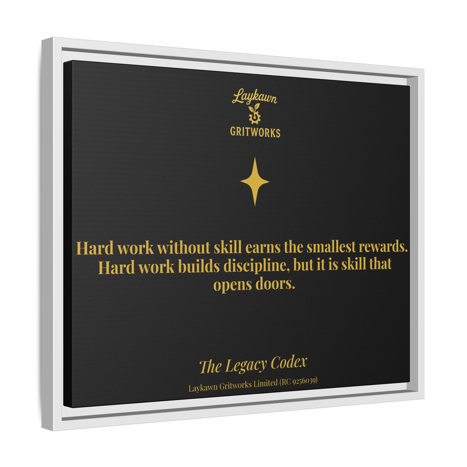 The Value of Skill – The Legacy Codex Premium Framed Canvas - Image 18