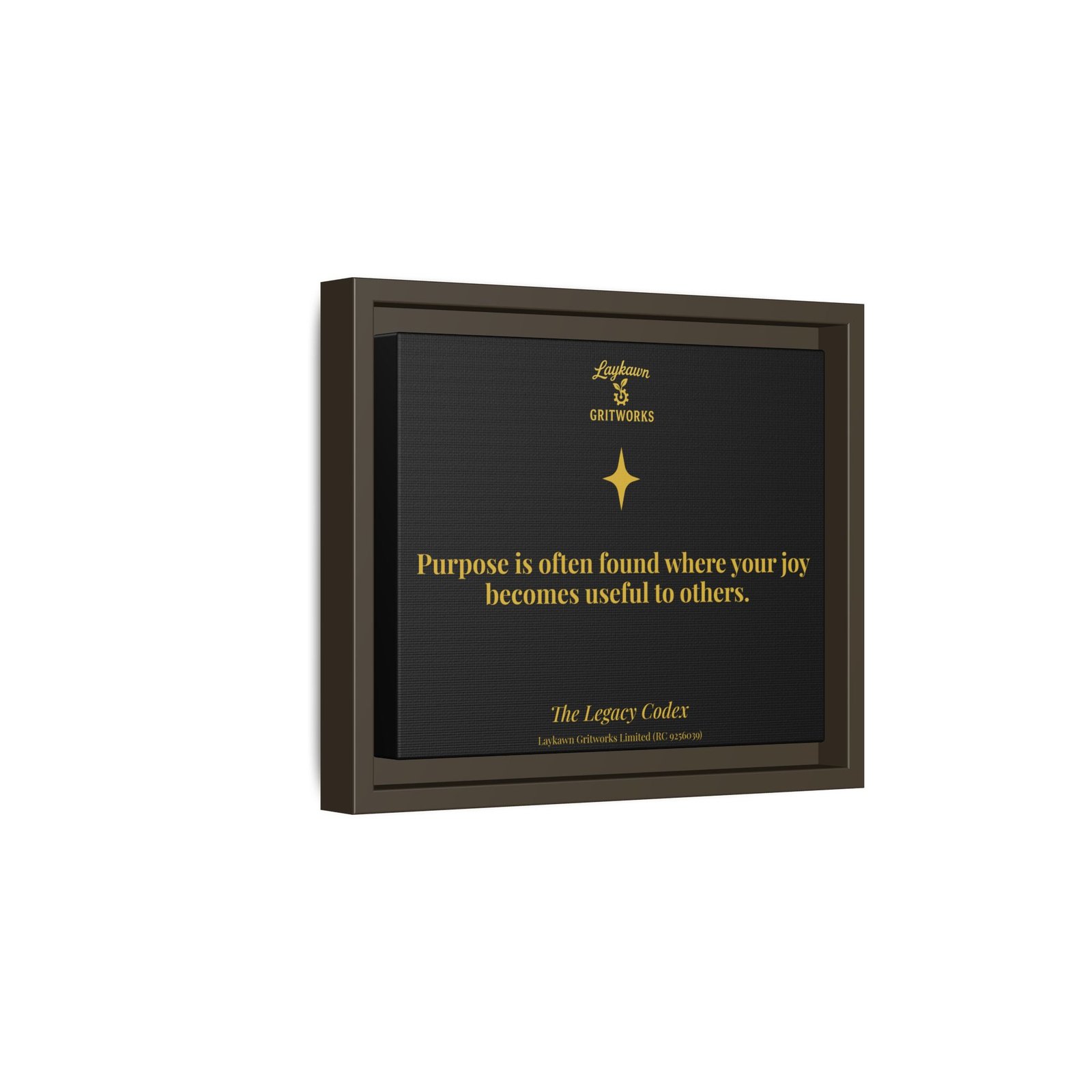 Purpose in Service – The Legacy Codex Premium Framed Canvas - Image 10