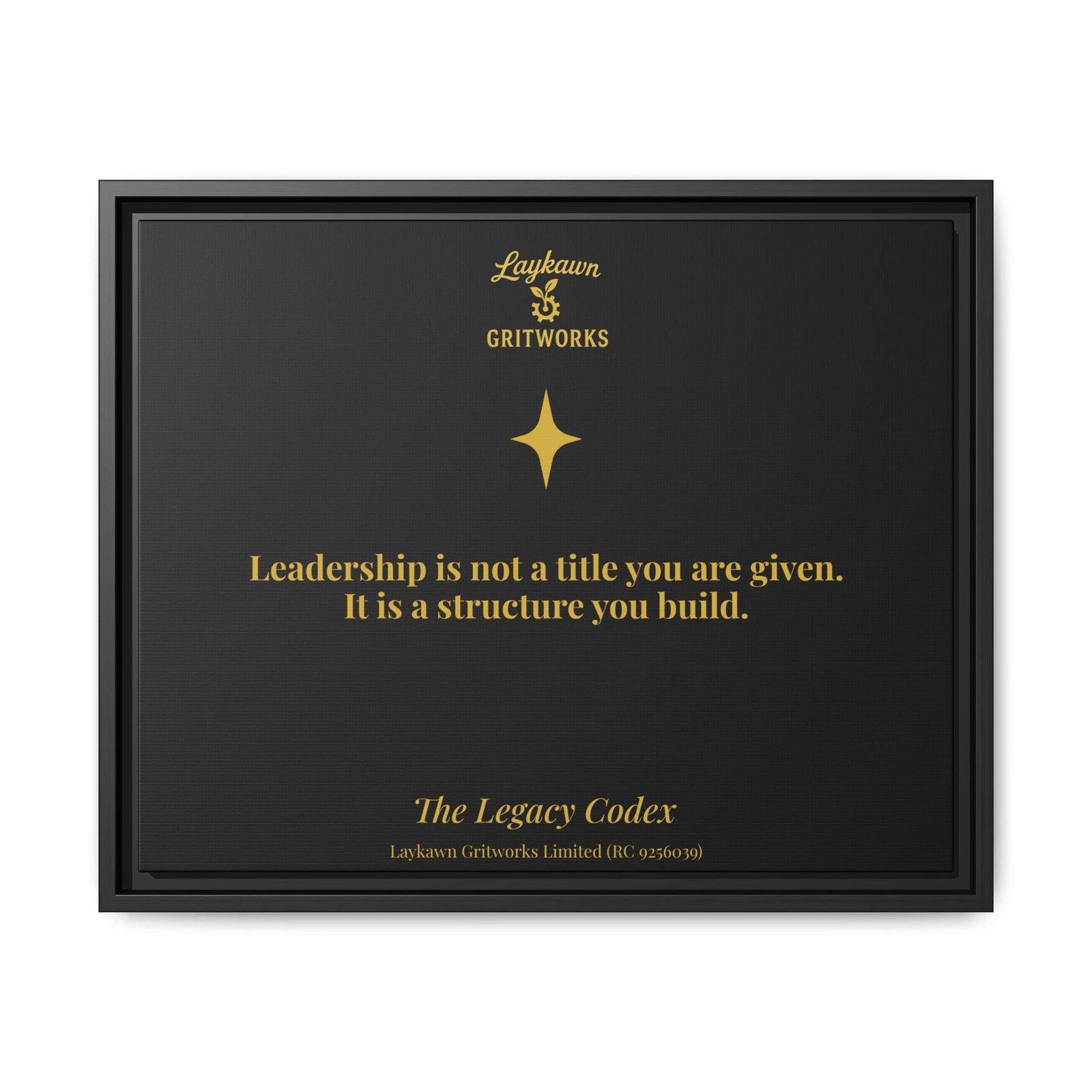 The Architecture of Leadership – The Legacy Codex Premium Framed Canvas - Image 29