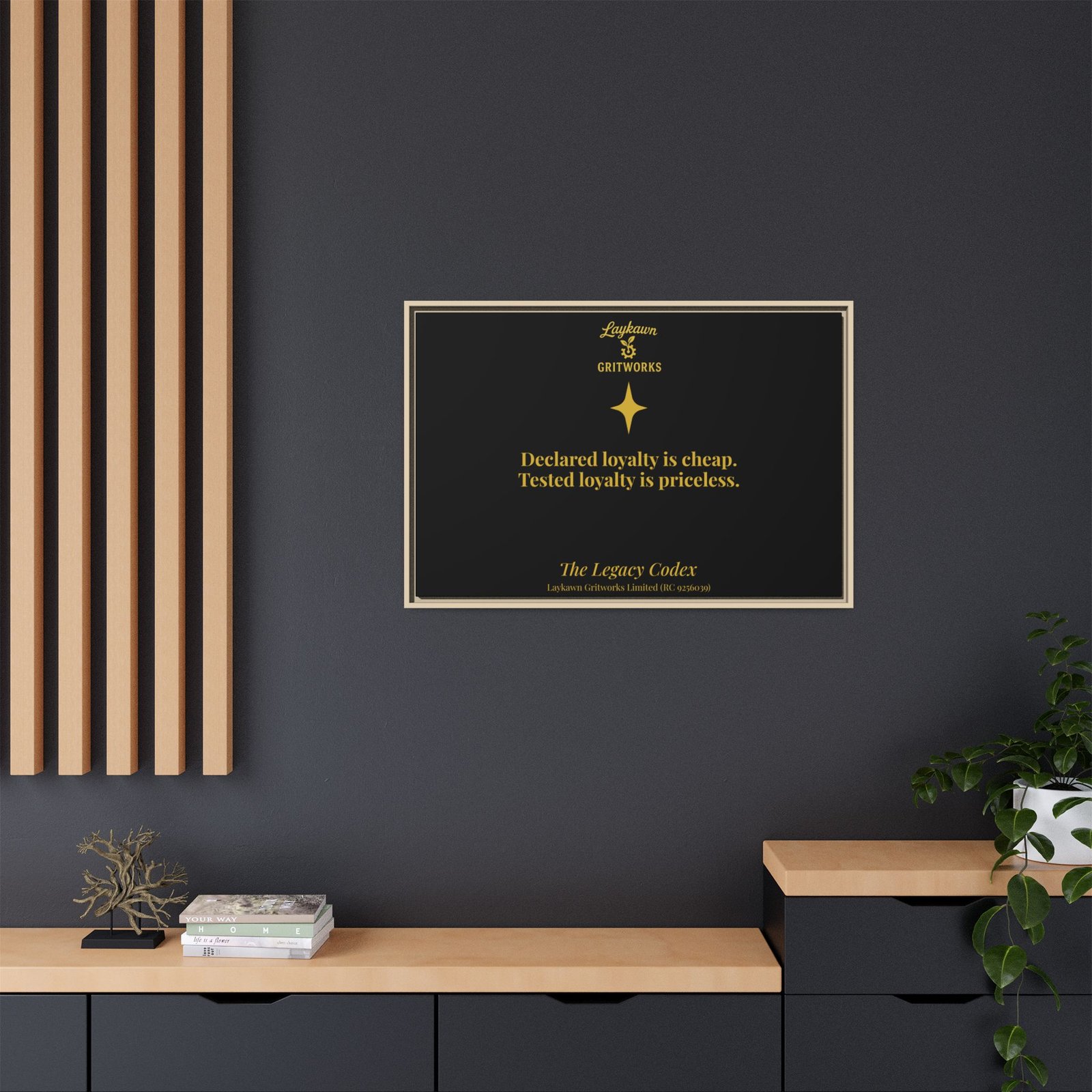The Price of Loyalty – The Legacy Codex Premium Framed Canvas - Image 48