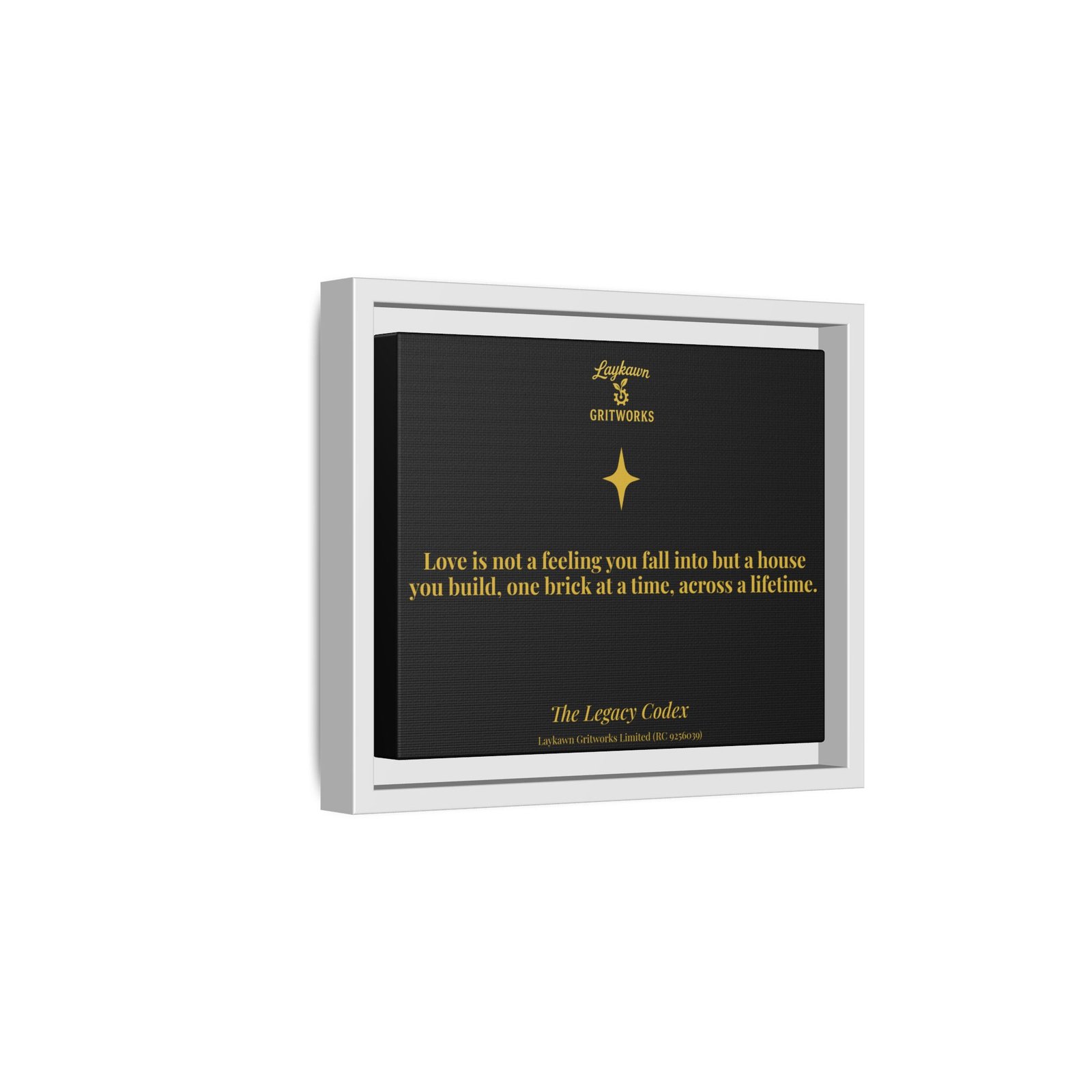 The House of Love – The Legacy Codex Premium Framed Canvas - Image 14