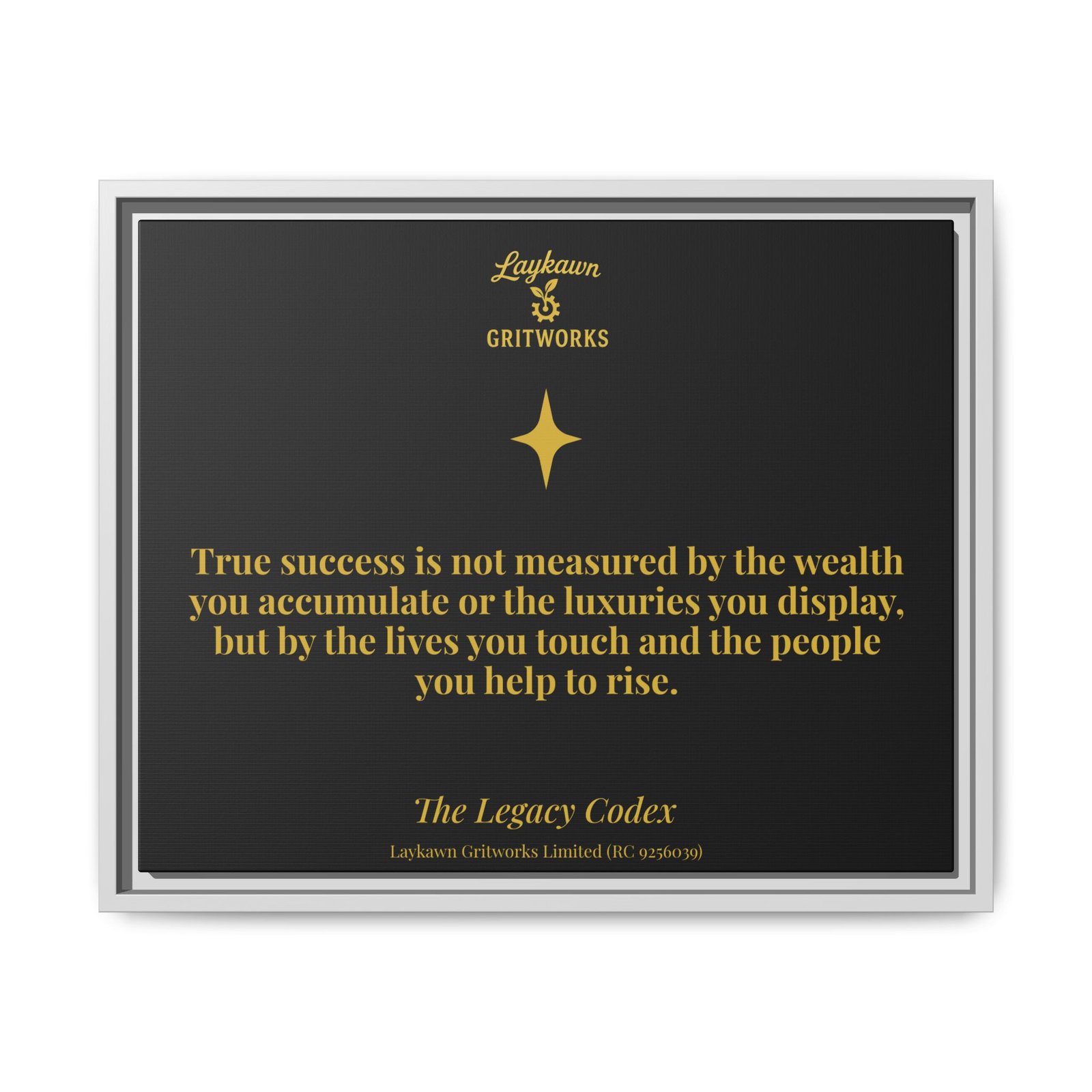 The Legacy of Success – The Legacy Codex Premium Framed Canvas - Image 17