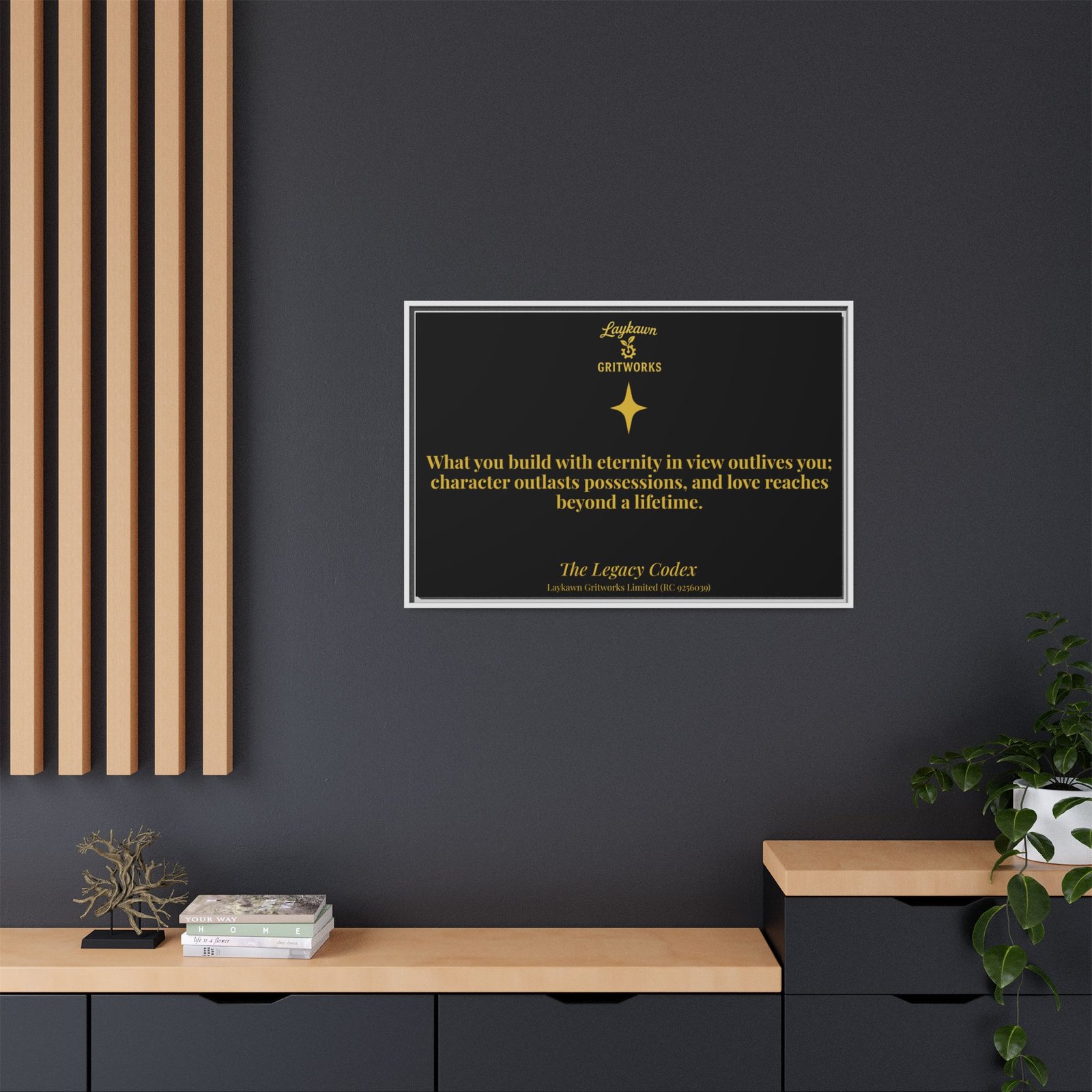 Eternity in View – The Legacy Codex Premium Framed Canvas - Image 36