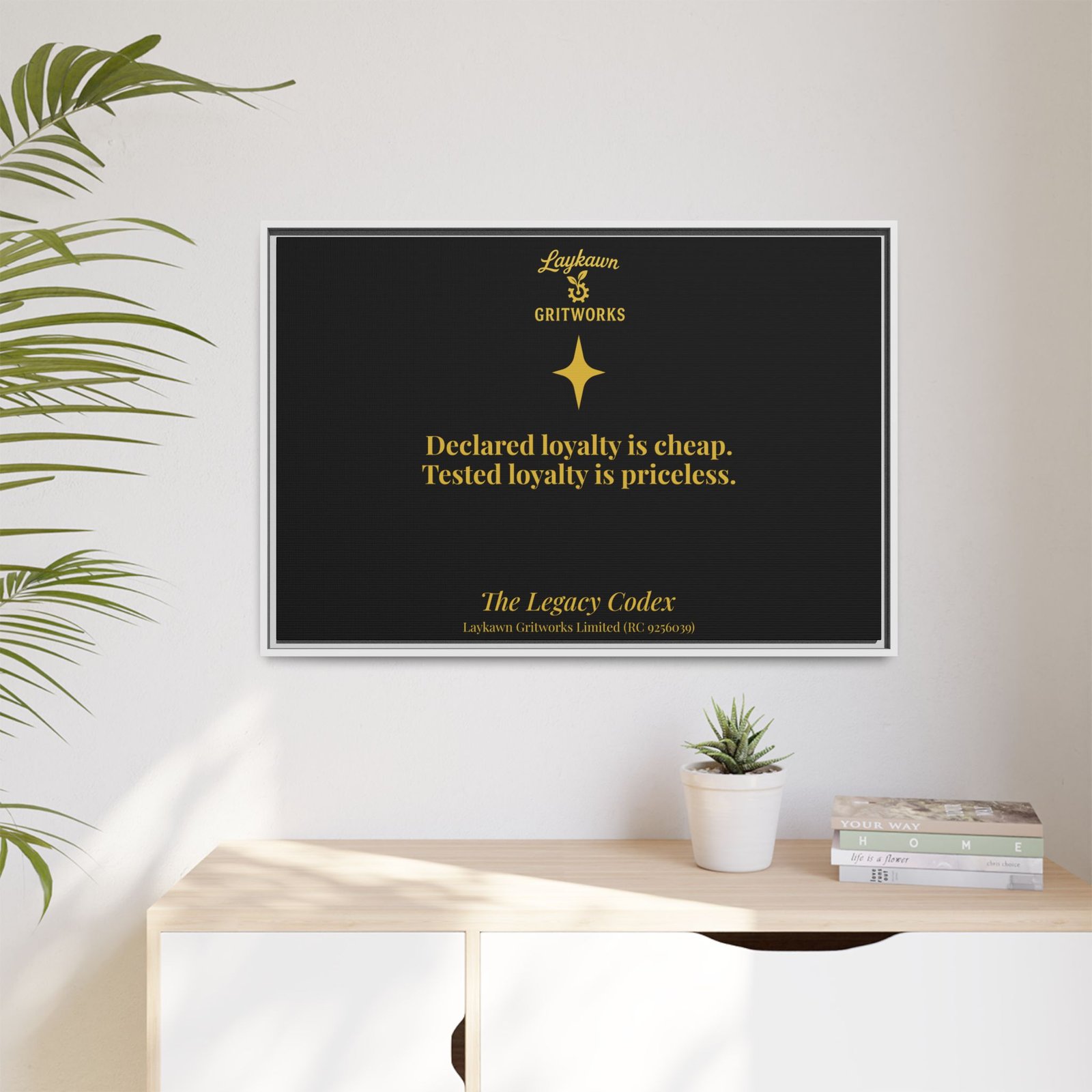 The Price of Loyalty – The Legacy Codex Premium Framed Canvas - Image 35
