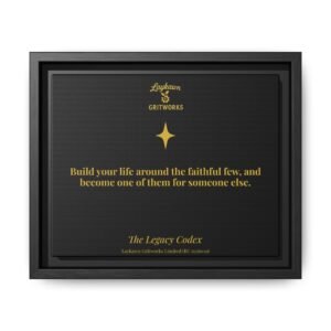 The Faithful Few – The Legacy Codex Premium Framed Canvas