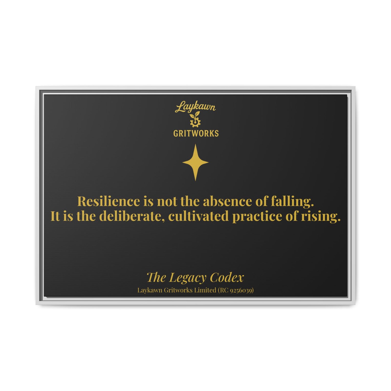 The Practice of Rising – The Legacy Codex Premium Framed Canvas - Image 33
