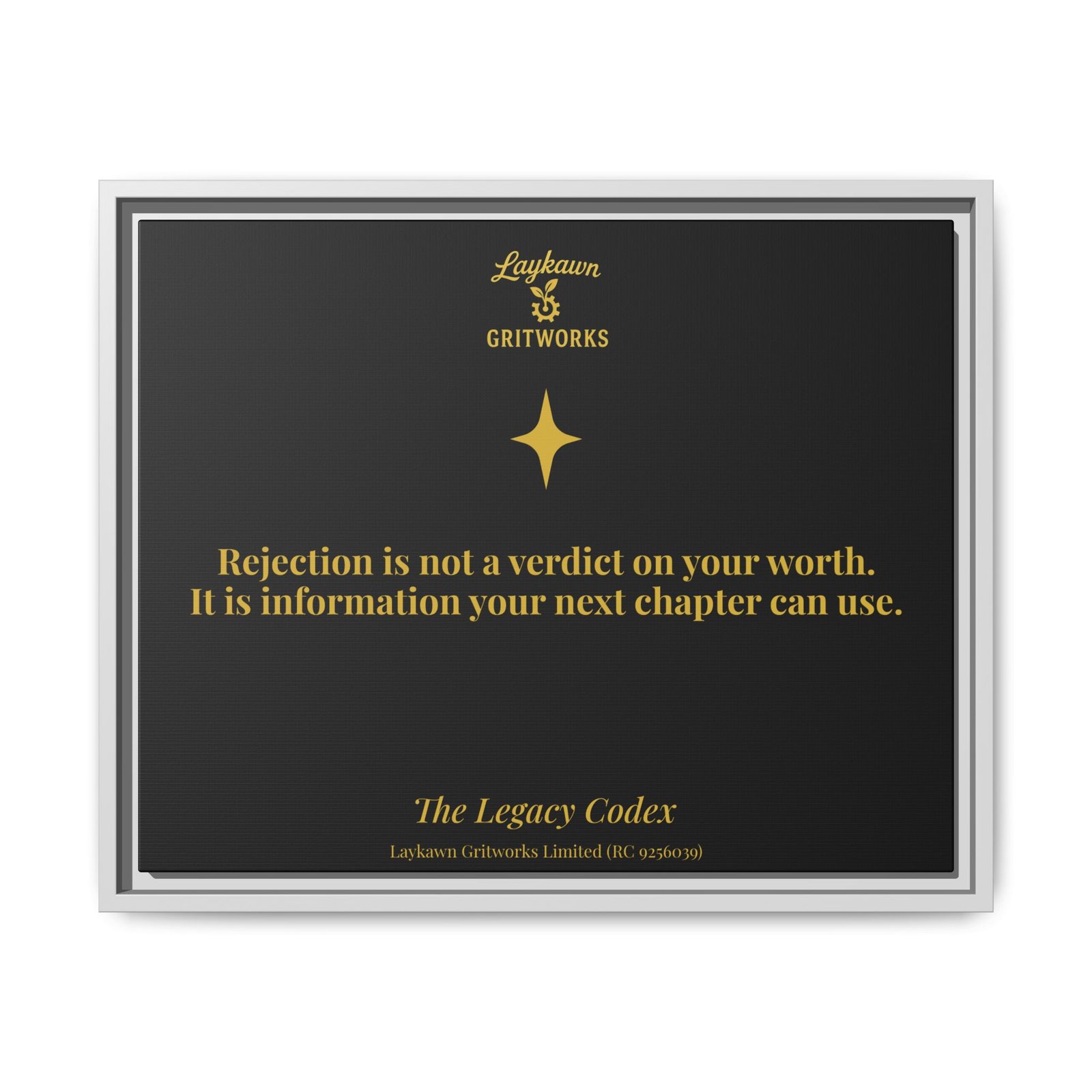Rejection as Information – The Legacy Codex Premium Framed Canvas - Image 17