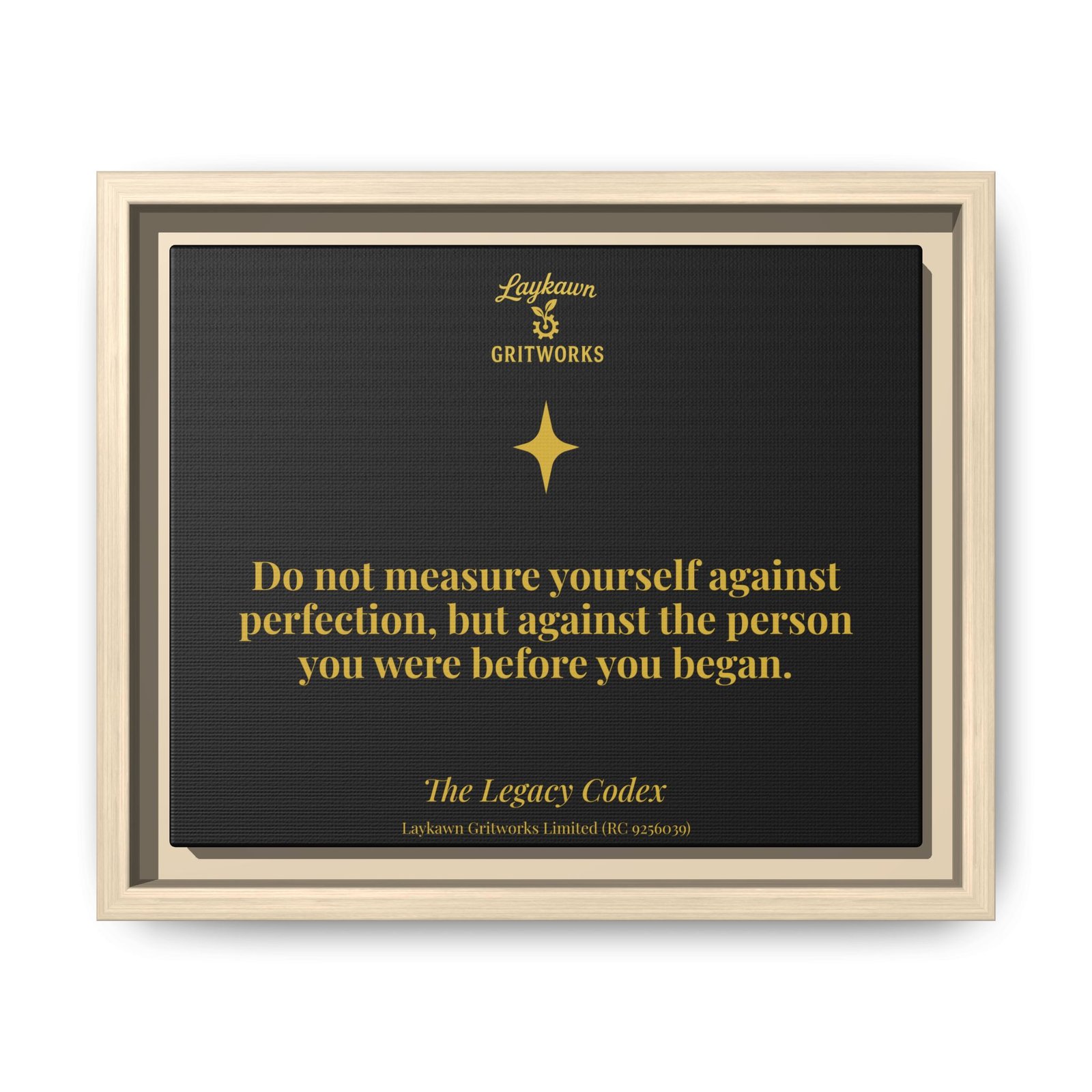 The Measure of Growth – The Legacy Codex Premium Framed Canvas - Image 5