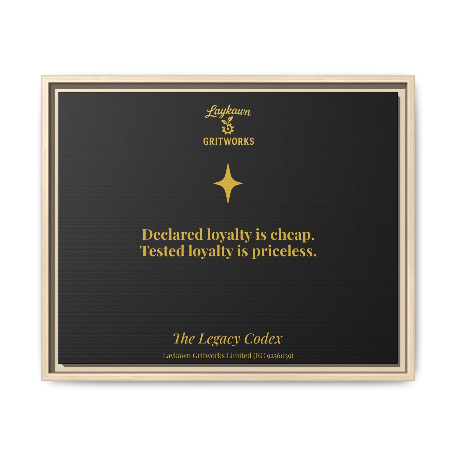 The Price of Loyalty – The Legacy Codex Premium Framed Canvas - Image 21