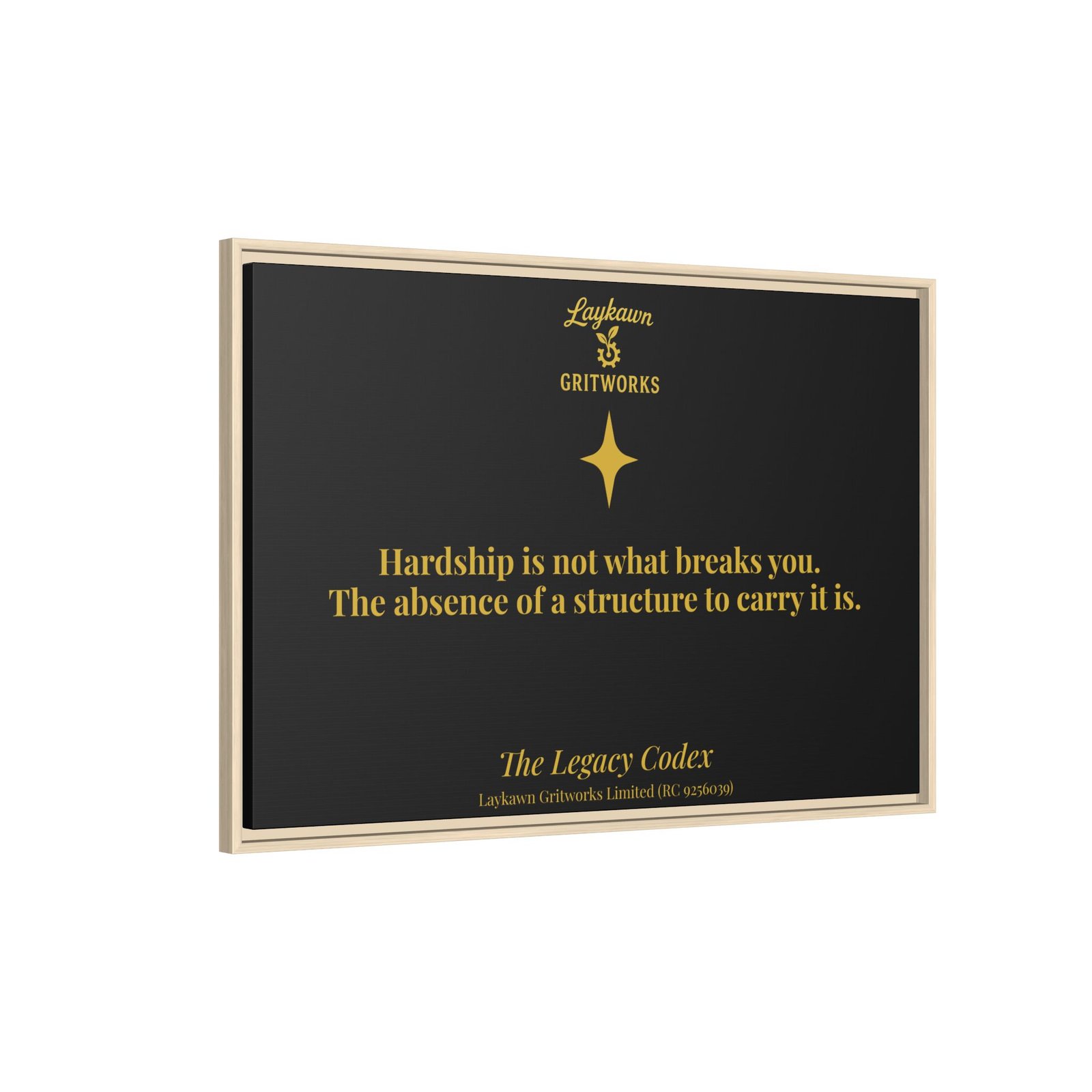 The Structure That Carries You – The Legacy Codex Premium Framed Canvas - Image 46