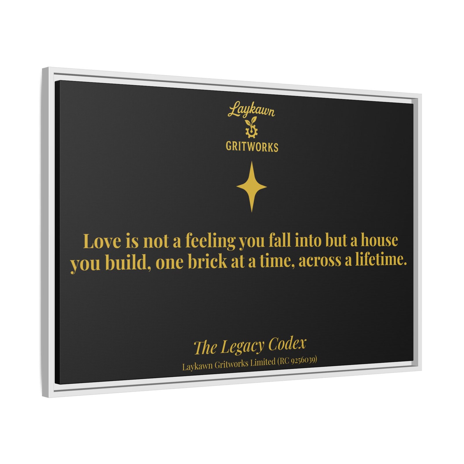 The House of Love – The Legacy Codex Premium Framed Canvas - Image 34