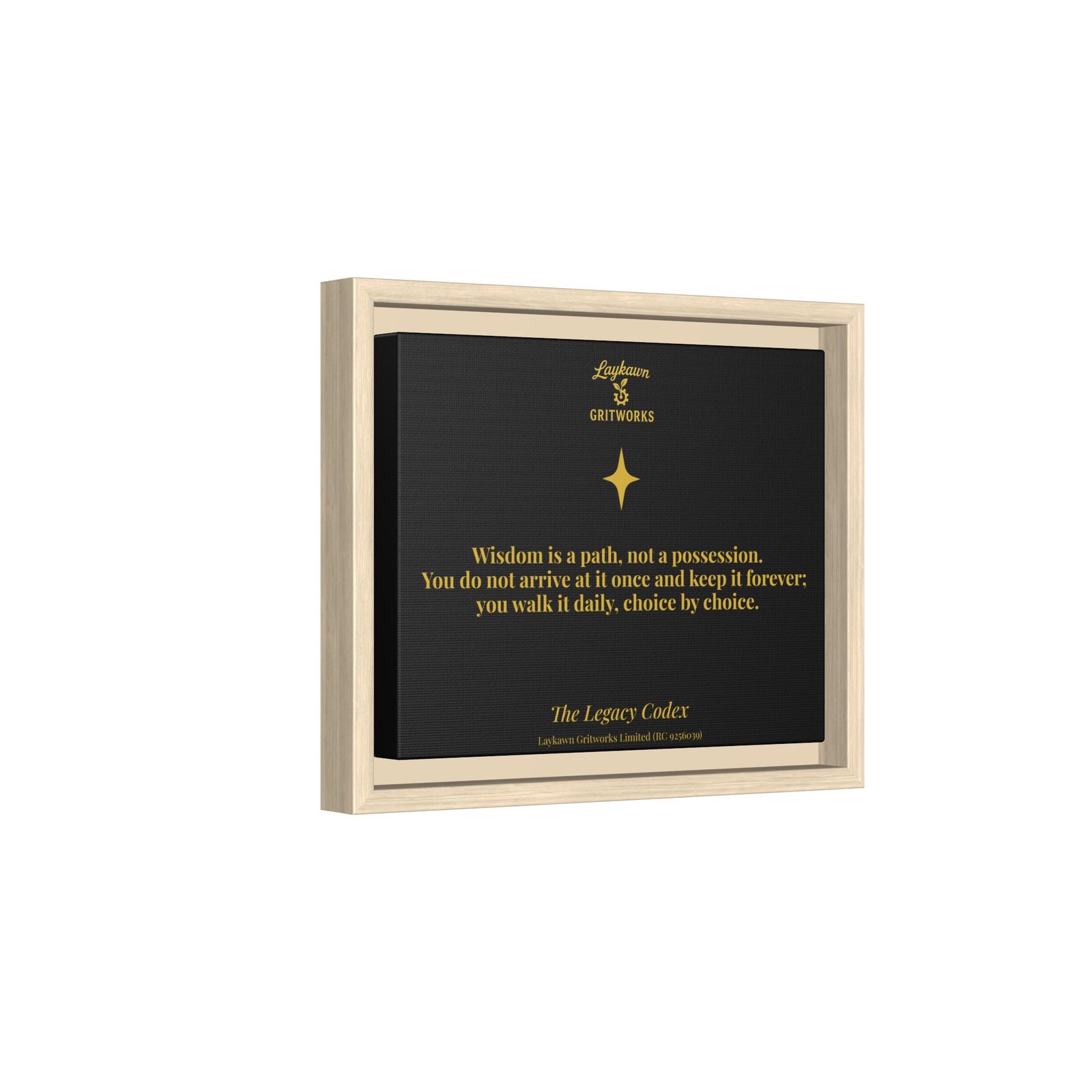 The Path of Wisdom – The Legacy Codex Premium Framed Canvas - Image 6