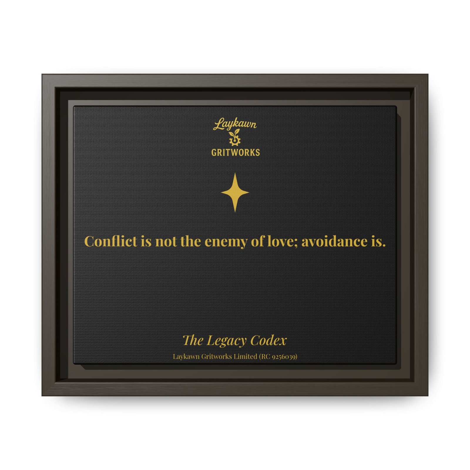 Love and Conflict – The Legacy Codex Premium Framed Canvas - Image 9