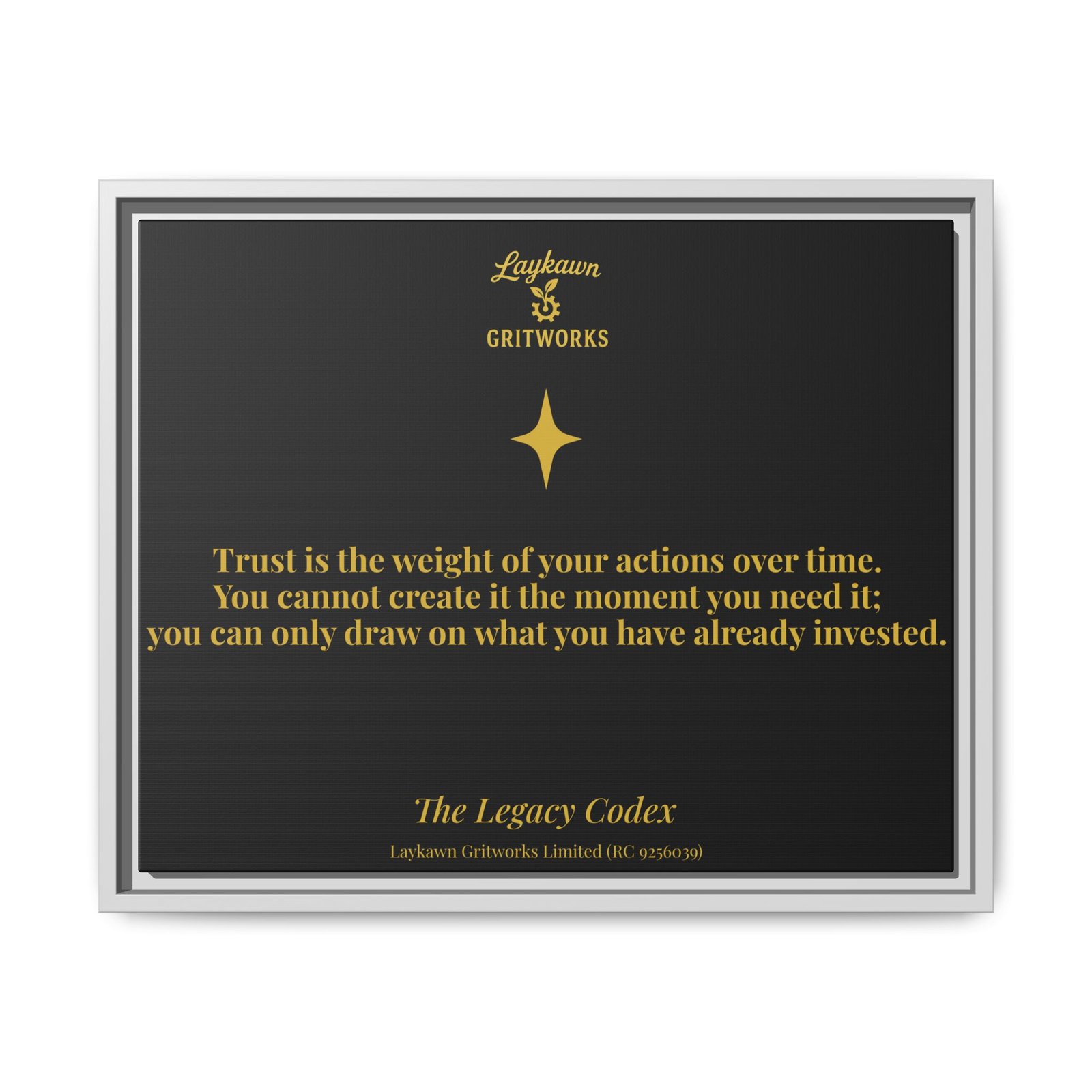 The Weight of Trust – The Legacy Codex Premium Framed Canvas - Image 17