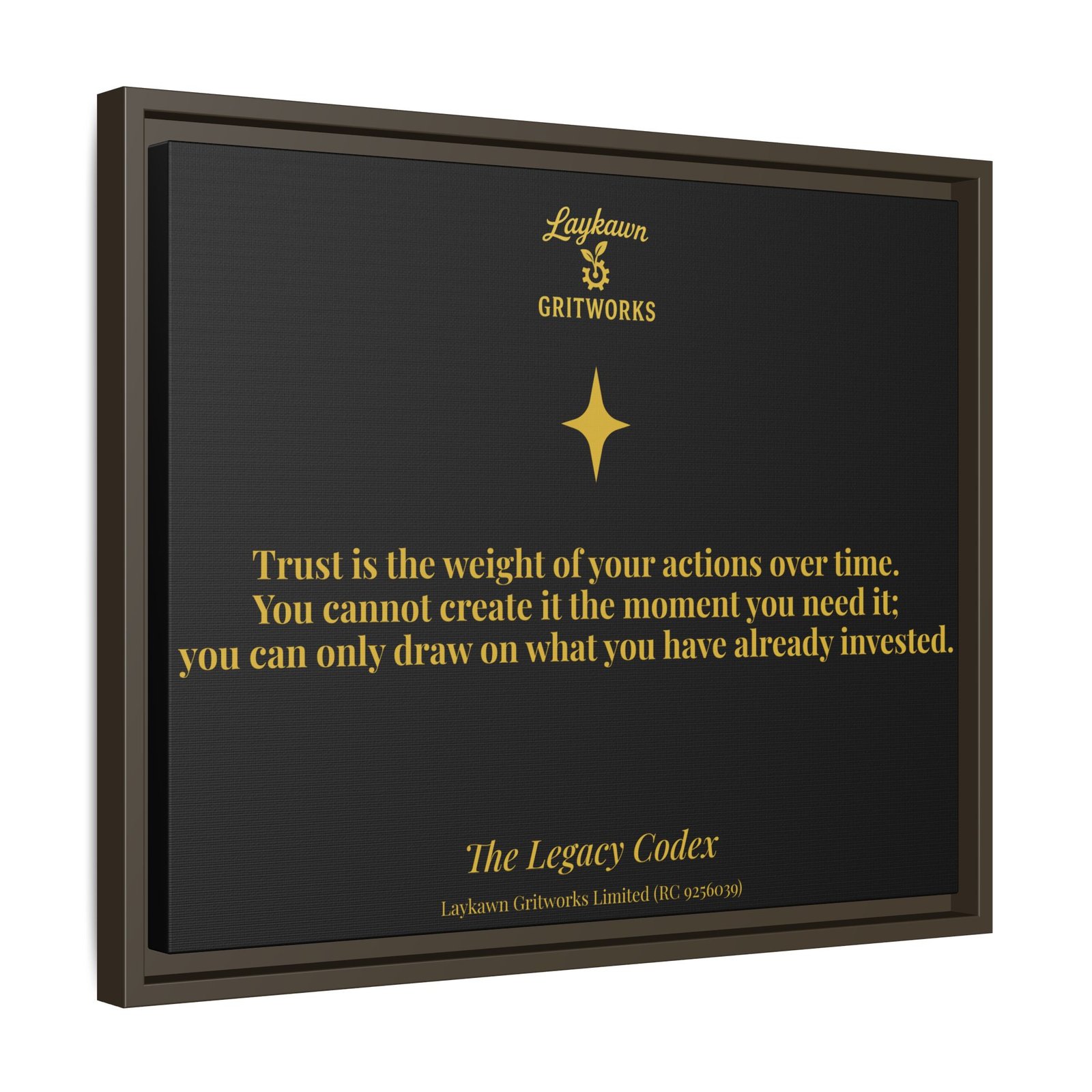The Weight of Trust – The Legacy Codex Premium Framed Canvas - Image 26