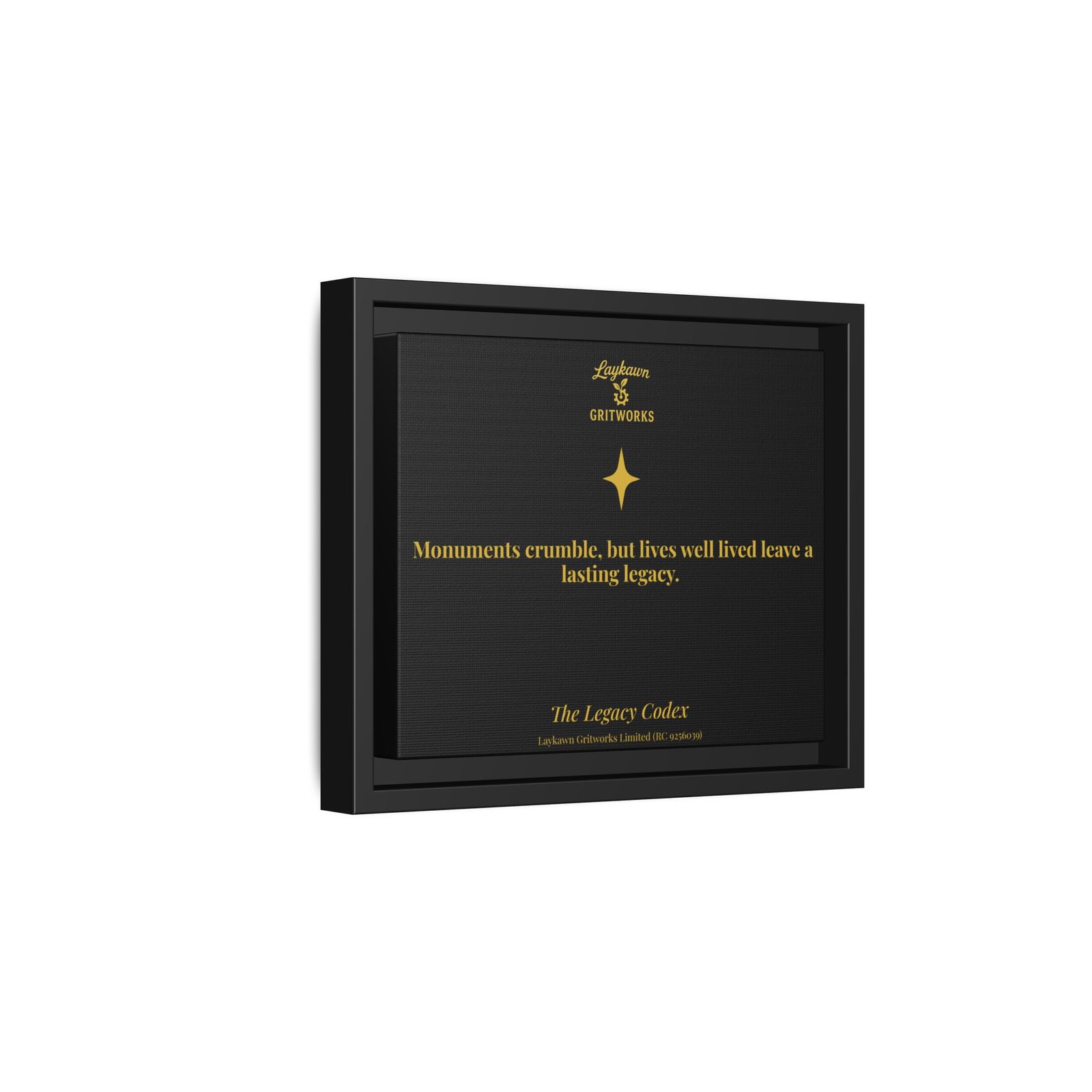 A Life Well Lived – The Legacy Codex Premium Framed Canvas - Image 2