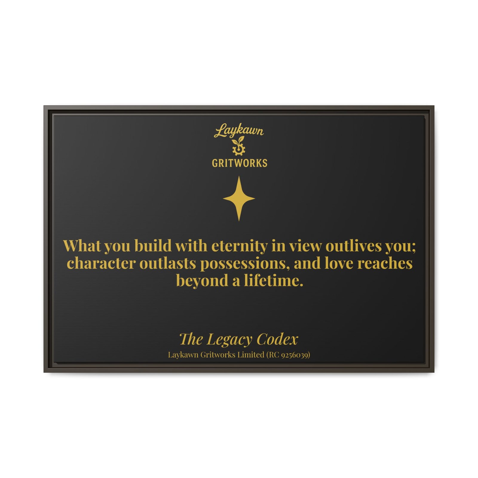 Eternity in View – The Legacy Codex Premium Framed Canvas - Image 37