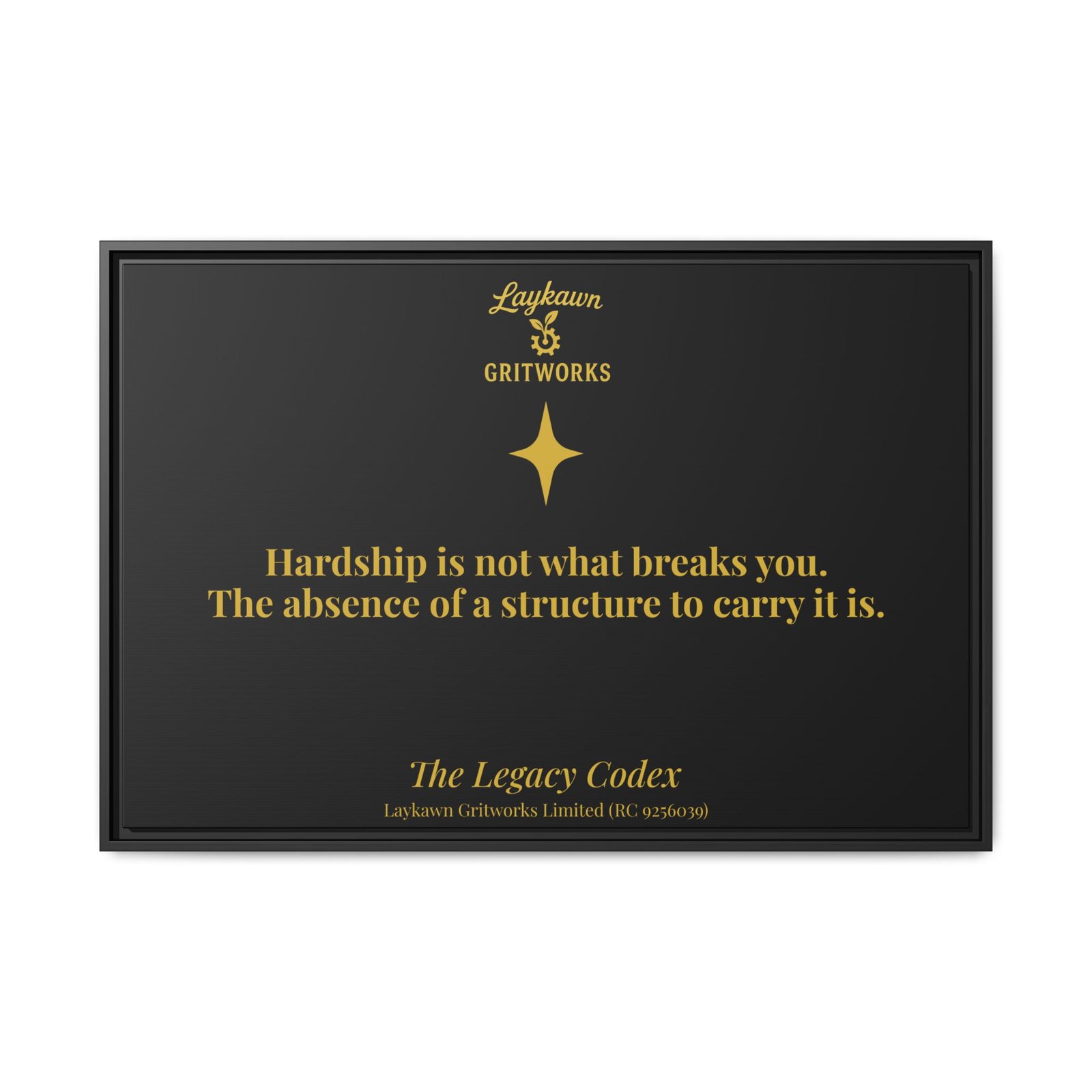 The Structure That Carries You – The Legacy Codex Premium Framed Canvas - Image 41