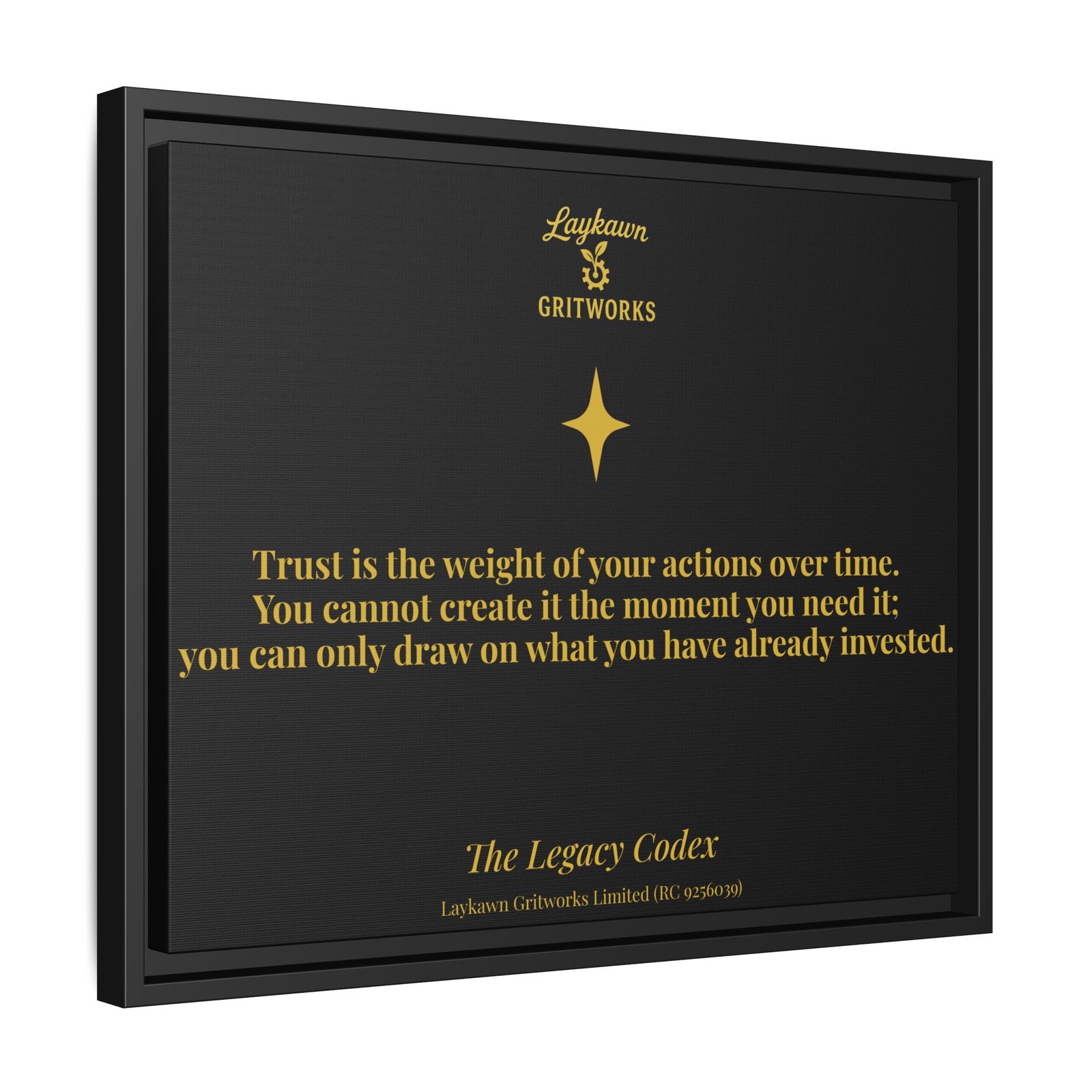 The Weight of Trust – The Legacy Codex Premium Framed Canvas - Image 30