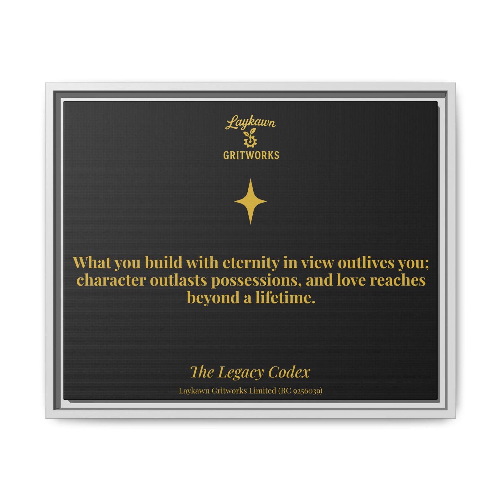 Eternity in View – The Legacy Codex Premium Framed Canvas - Image 17