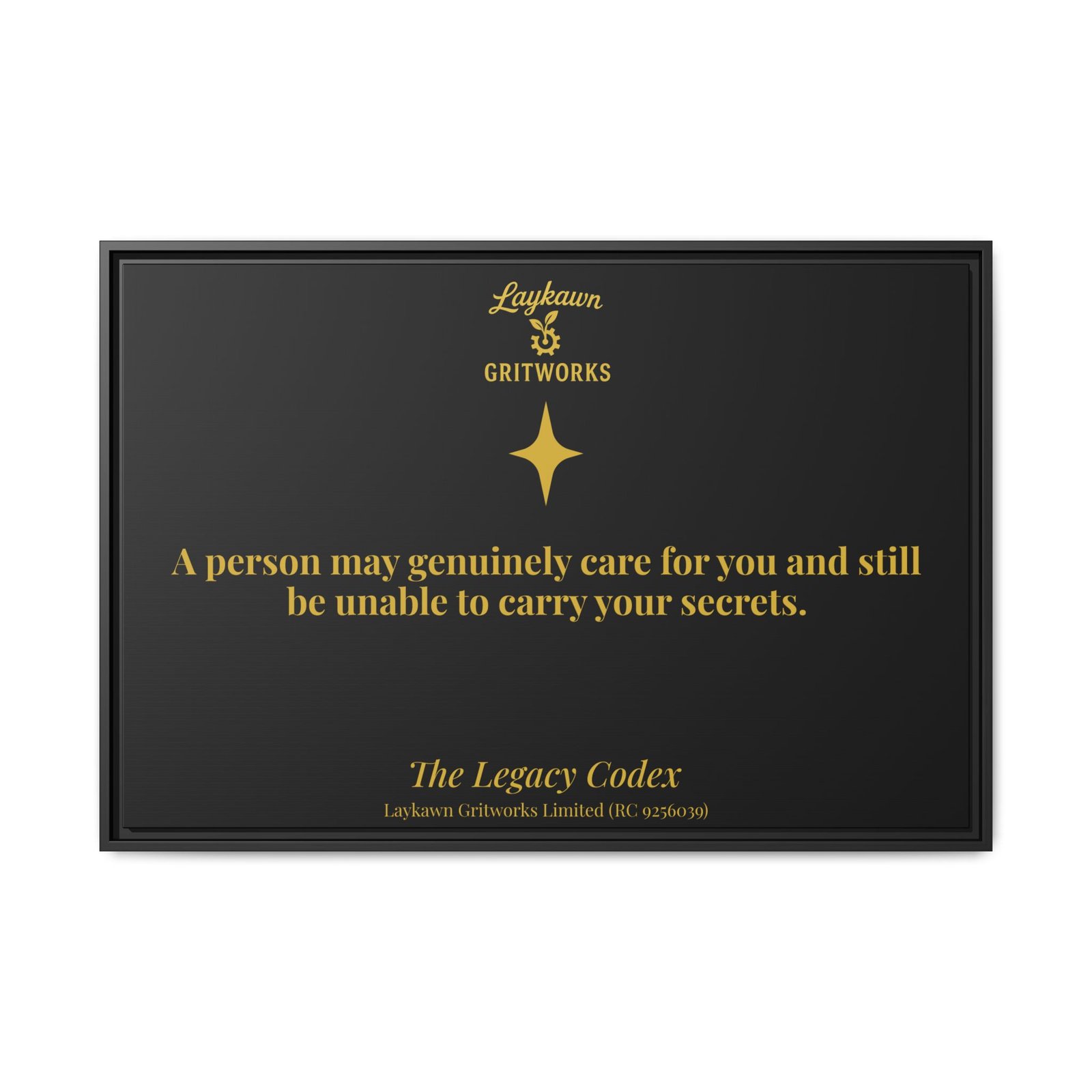 The Limits of Care – The Legacy Codex Premium Framed Canvas - Image 41