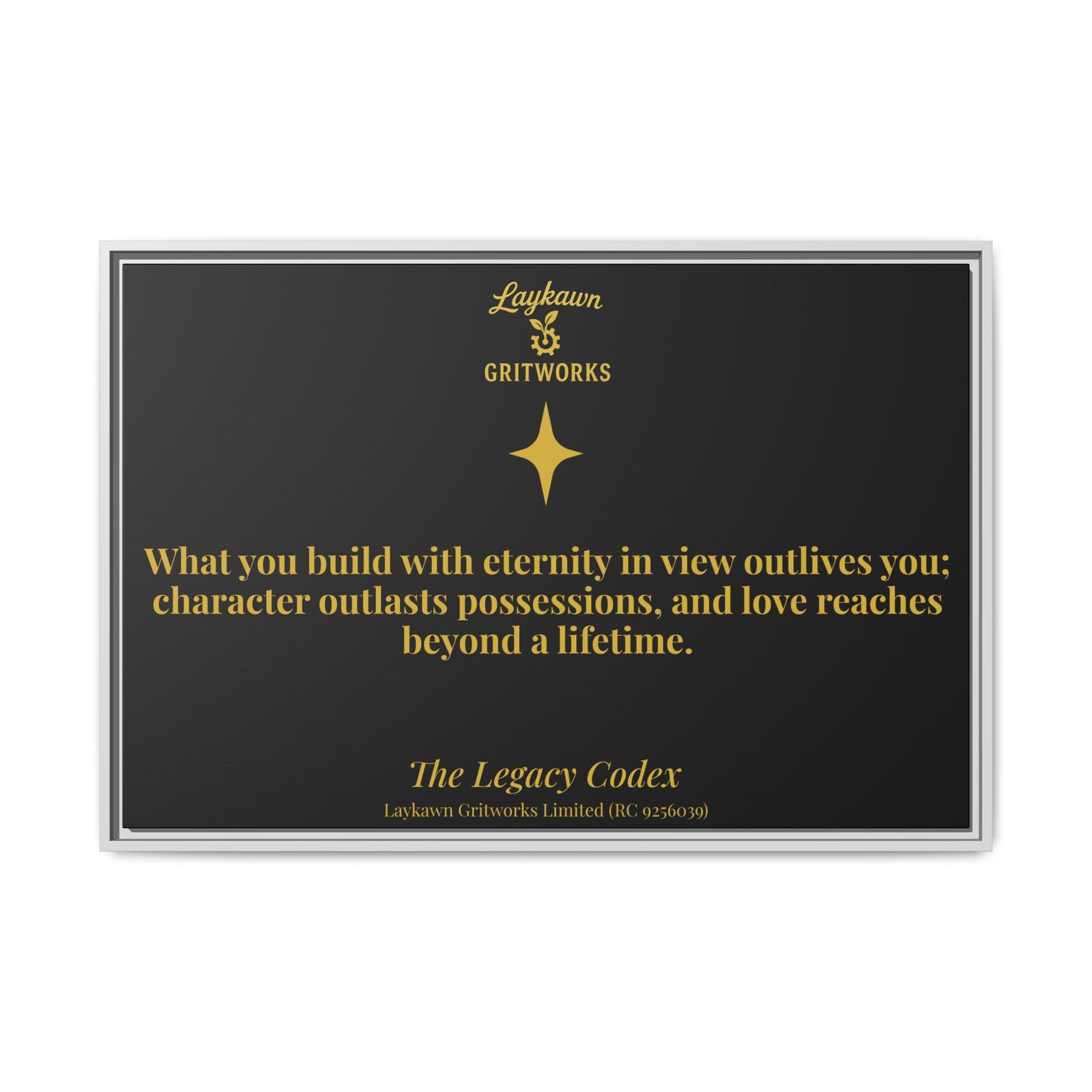 Eternity in View – The Legacy Codex Premium Framed Canvas - Image 33