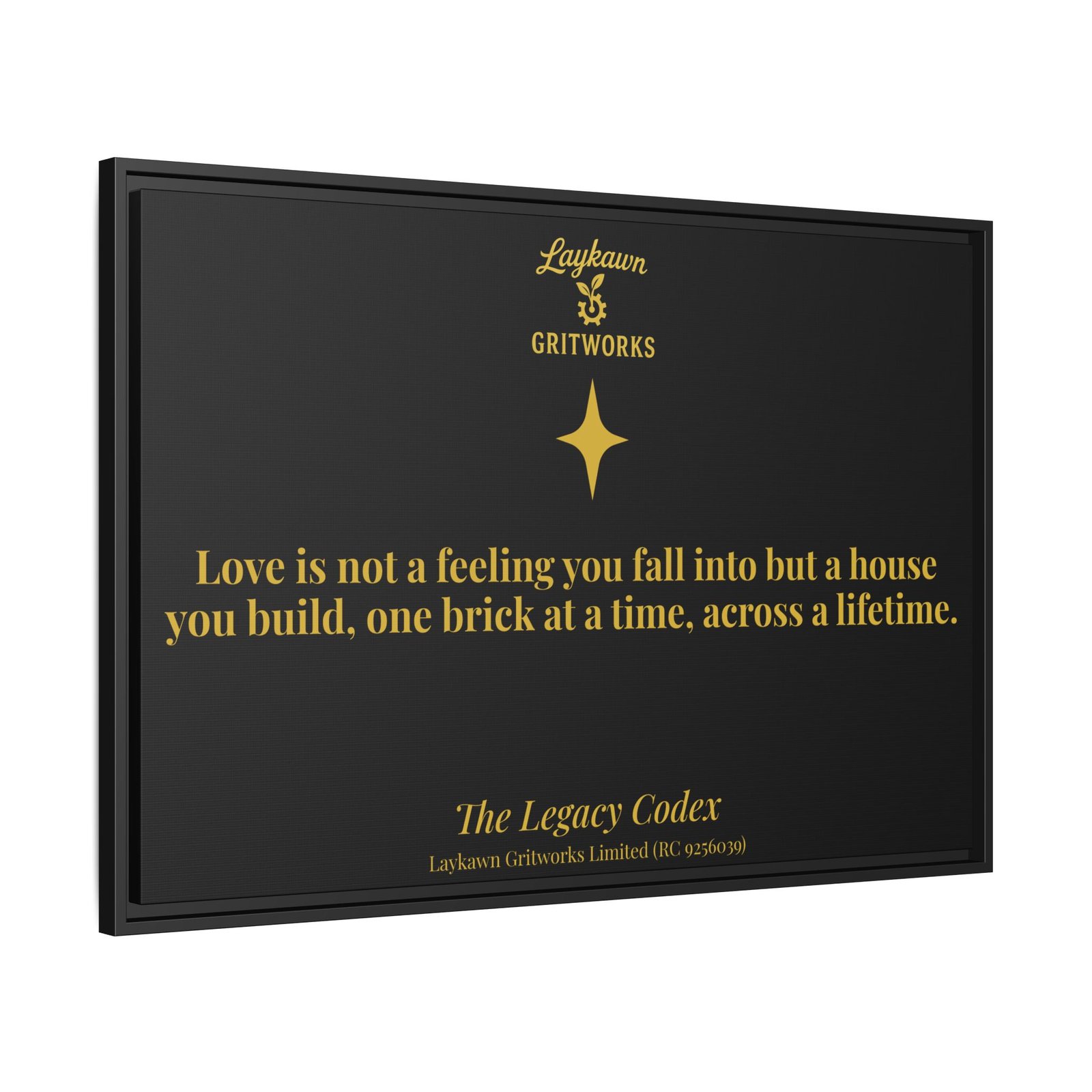 The House of Love – The Legacy Codex Premium Framed Canvas - Image 42