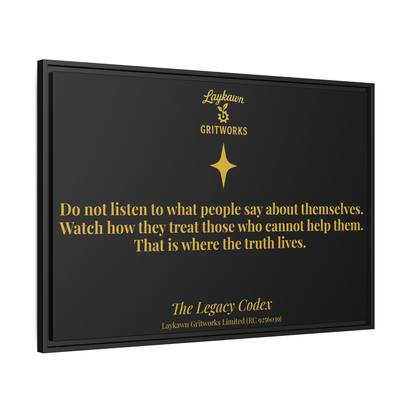 Where Truth Lives – The Legacy Codex Premium Framed Canvas - Image 42