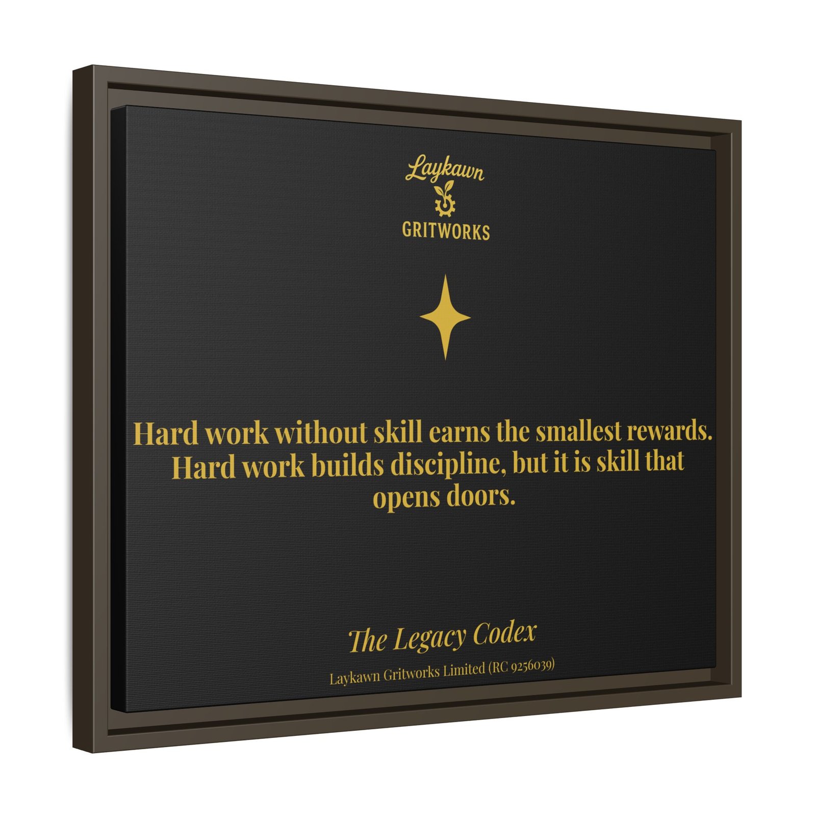 The Value of Skill – The Legacy Codex Premium Framed Canvas - Image 26