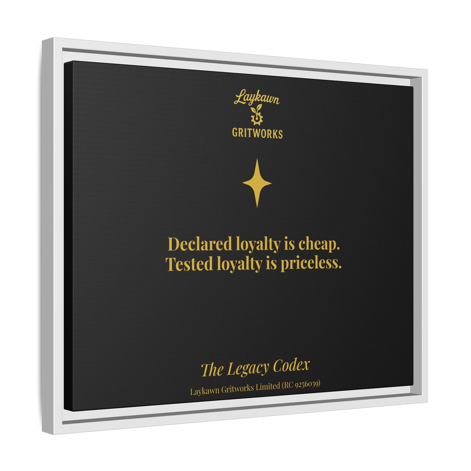 The Price of Loyalty – The Legacy Codex Premium Framed Canvas - Image 18