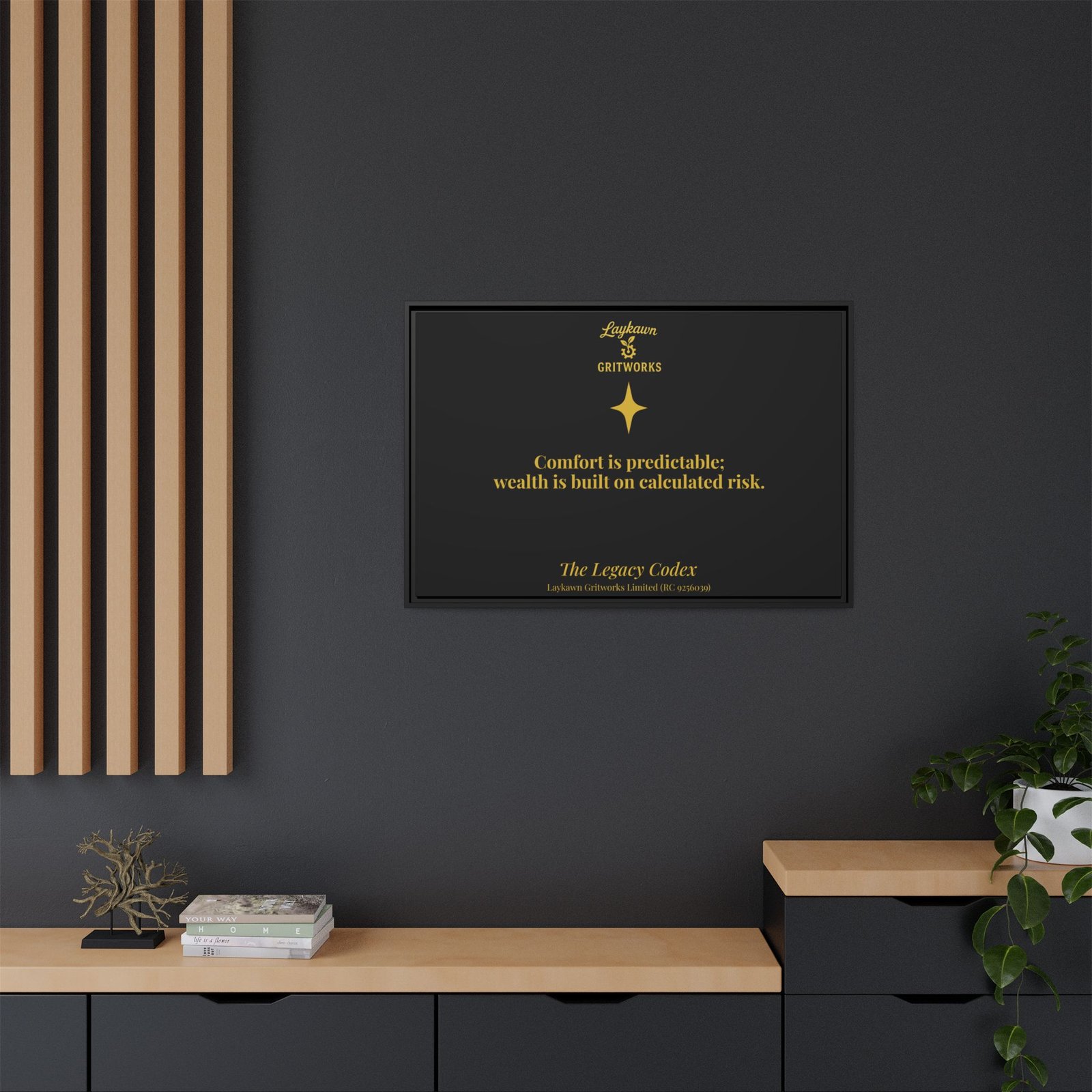 Calculated Risk – The Legacy Codex Premium Framed Canvas - Image 44
