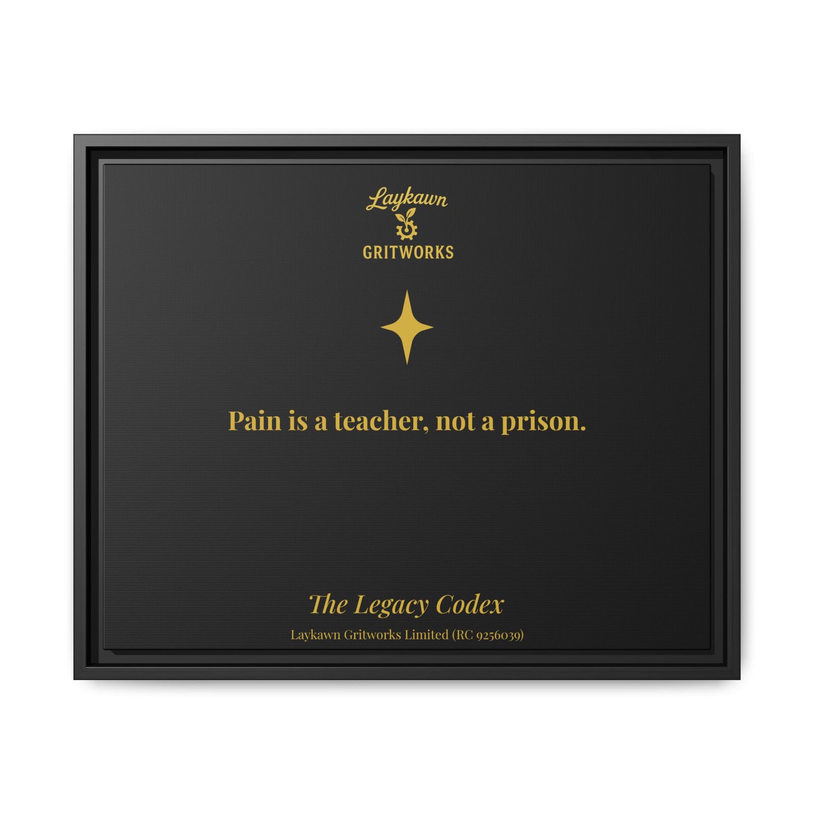 Pain as a Teacher – The Legacy Codex Premium Framed Canvas - Image 29