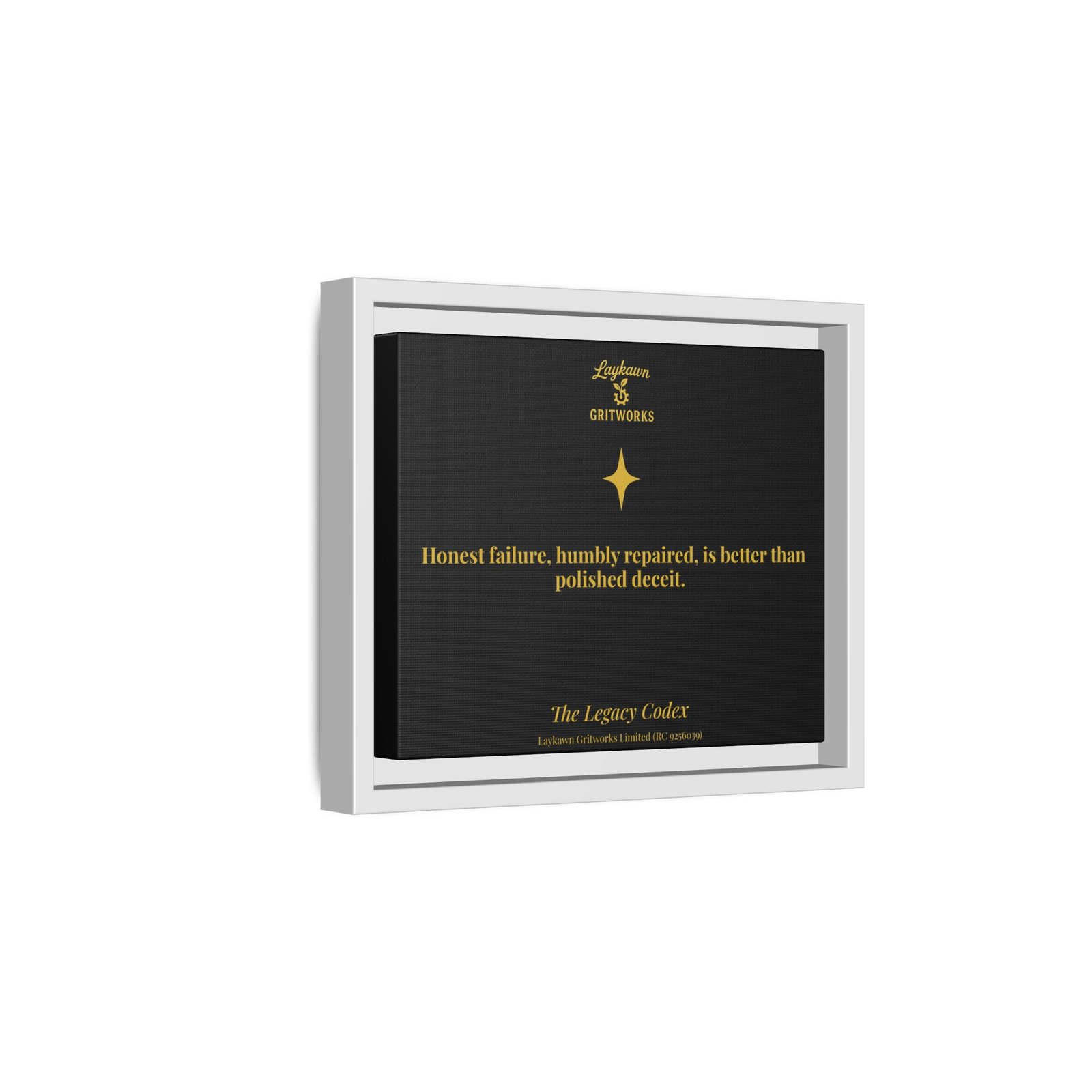 Honest Failure – The Legacy Codex Premium Framed Canvas - Image 14