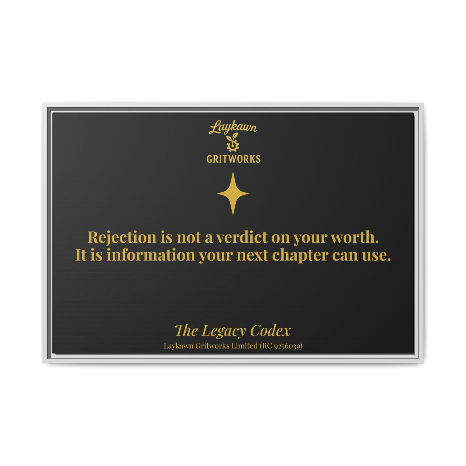 Rejection as Information – The Legacy Codex Premium Framed Canvas - Image 33