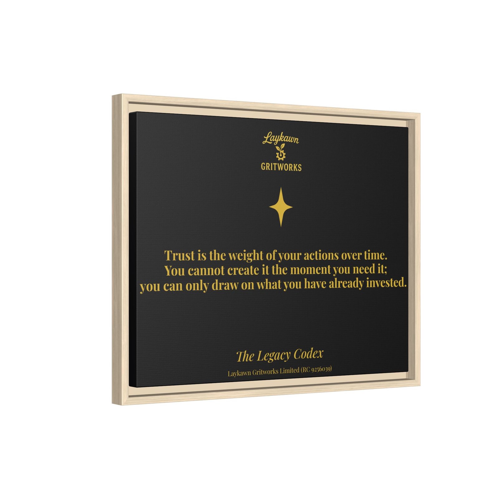 The Weight of Trust – The Legacy Codex Premium Framed Canvas - Image 22
