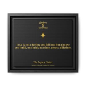The House of Love – The Legacy Codex Premium Framed Canvas