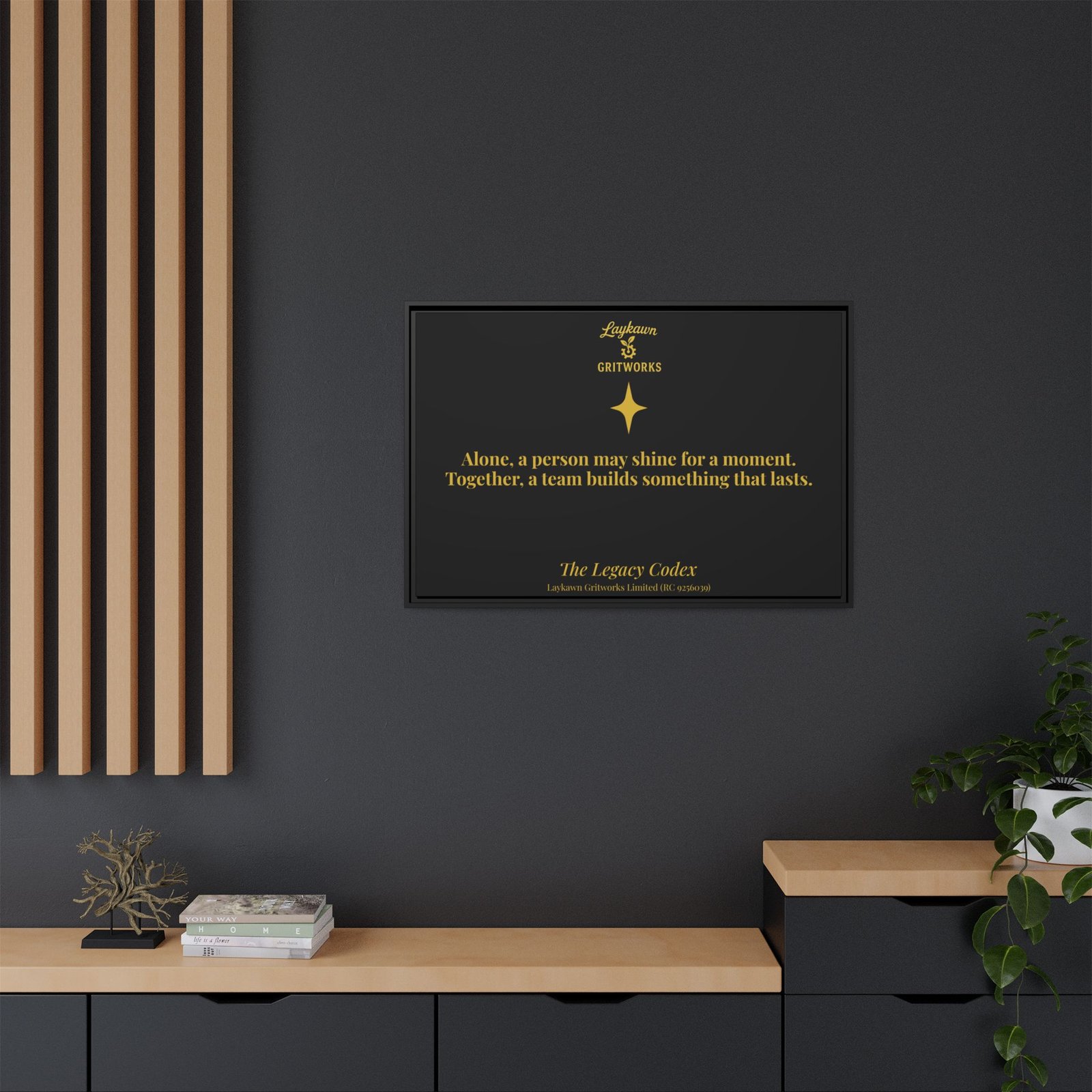 The Power of Together – The Legacy Codex Premium Framed Canvas - Image 44