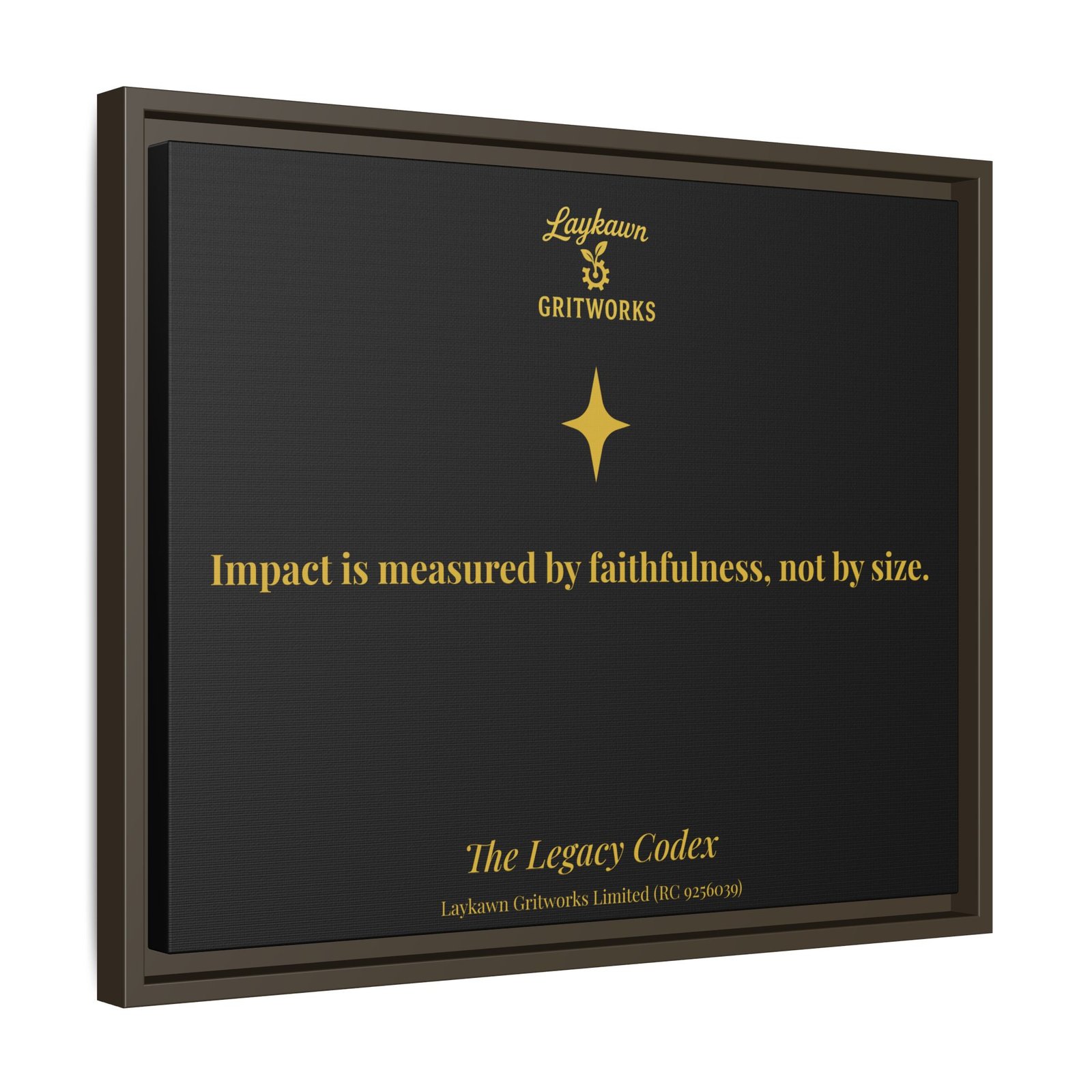 Faithful Impact – The Legacy Codex Premium Framed Canvas - Image 26