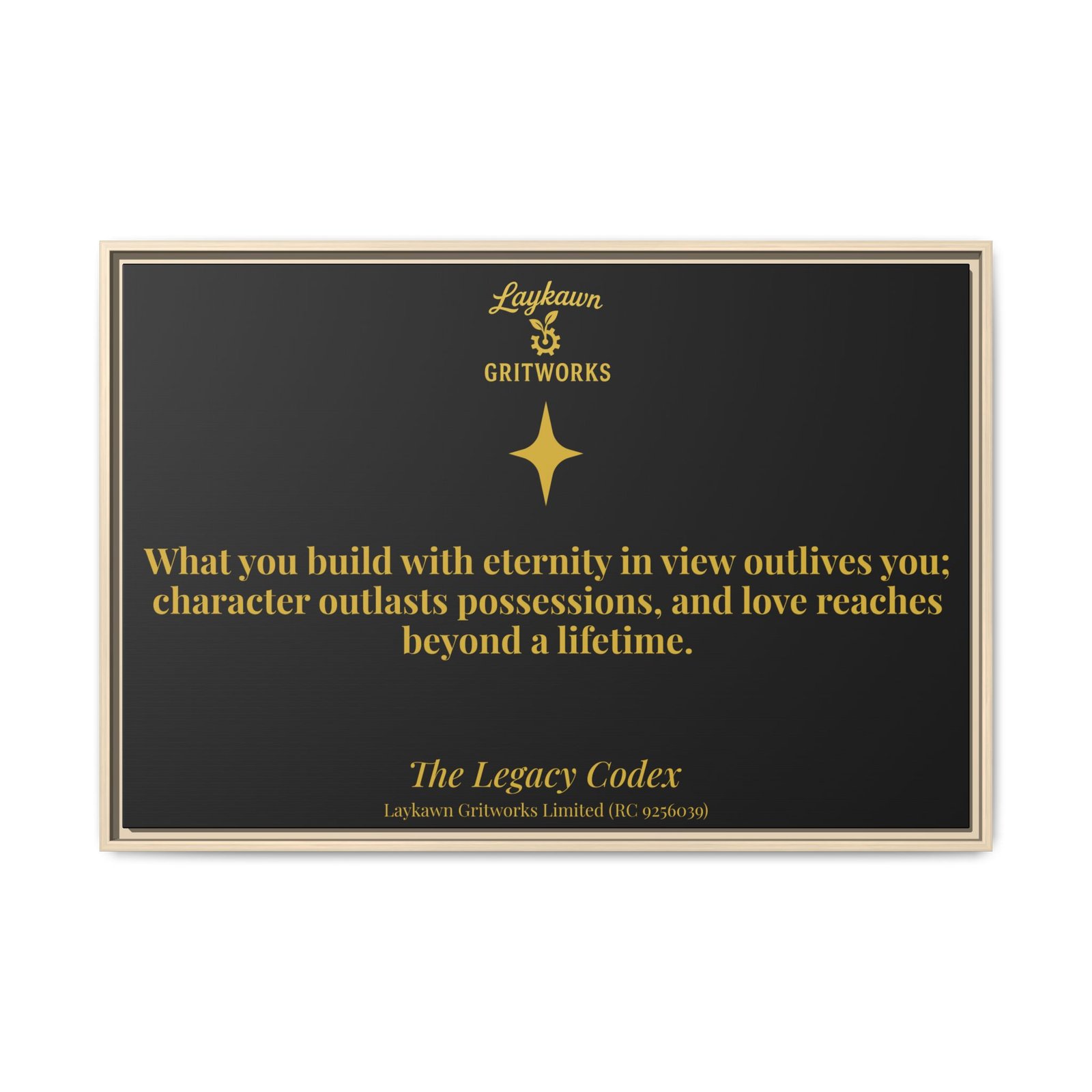 Eternity in View – The Legacy Codex Premium Framed Canvas - Image 45