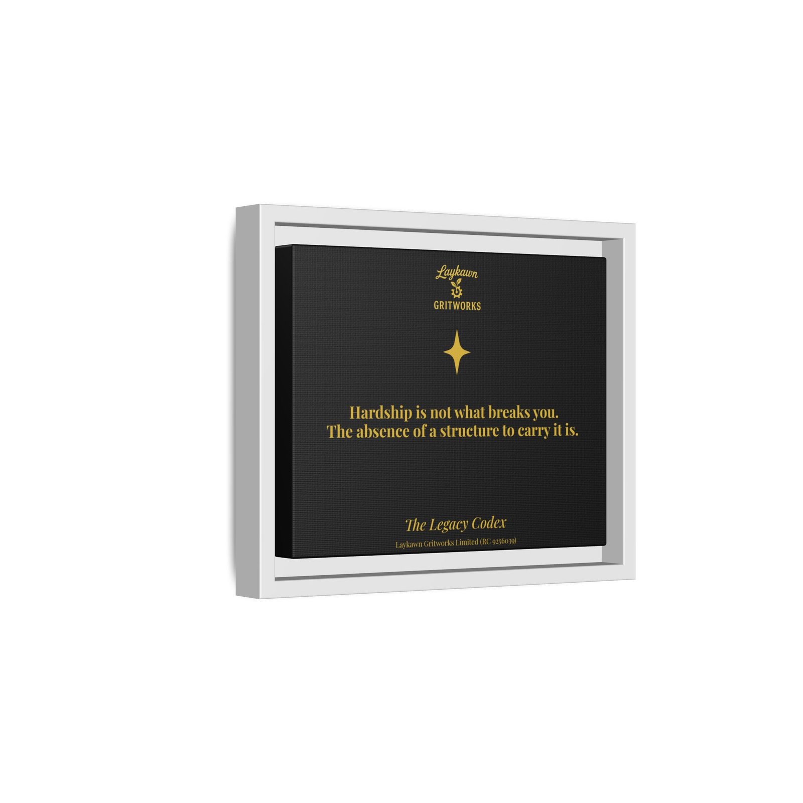 The Structure That Carries You – The Legacy Codex Premium Framed Canvas - Image 14