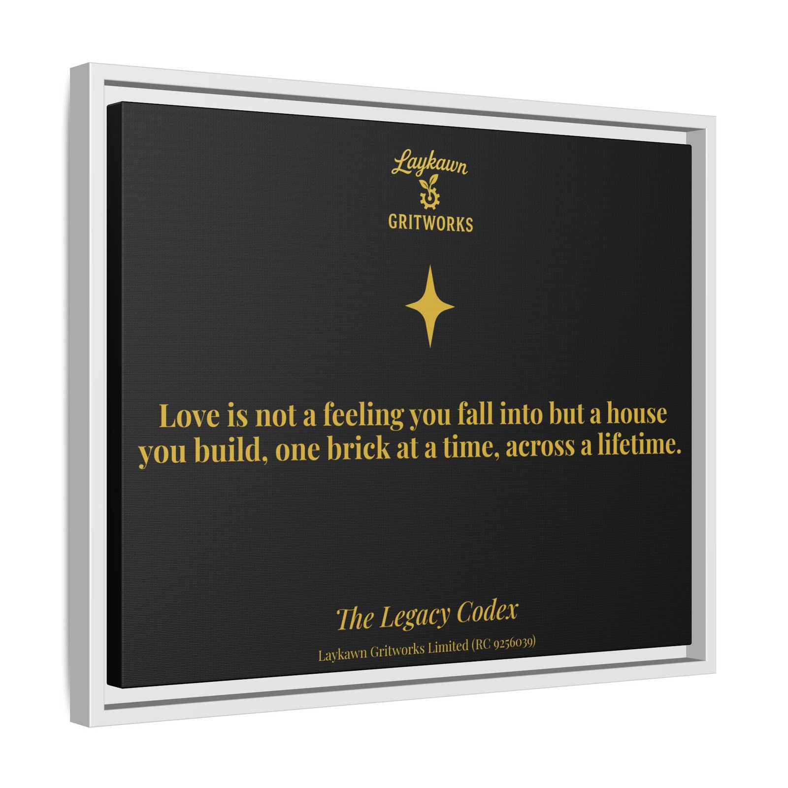 The House of Love – The Legacy Codex Premium Framed Canvas - Image 18