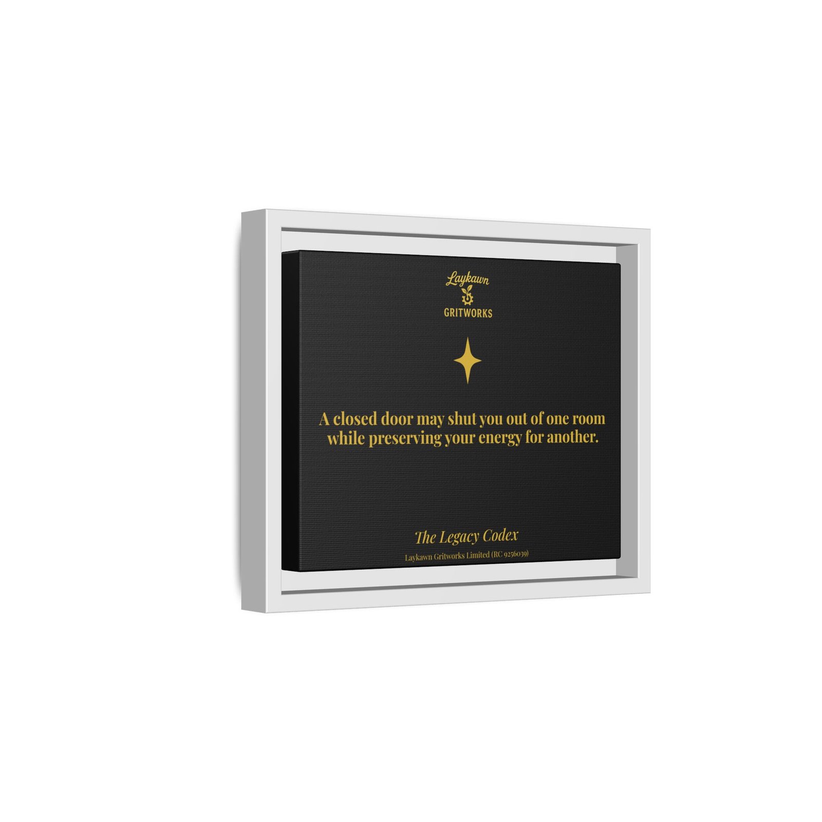 Beyond the Closed Door – The Legacy Codex Premium Framed Canvas - Image 14