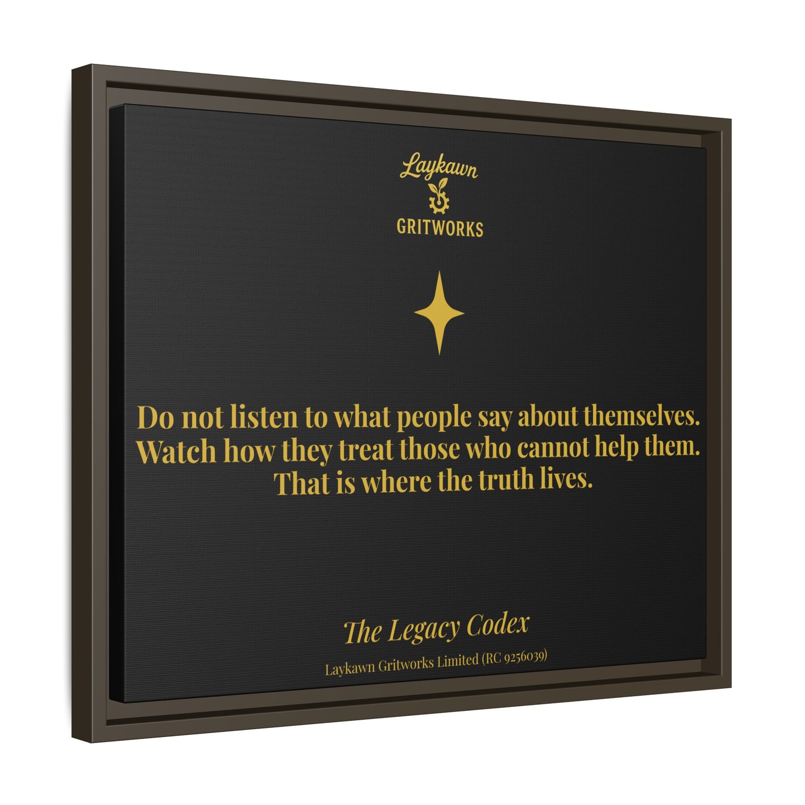 Where Truth Lives – The Legacy Codex Premium Framed Canvas - Image 26
